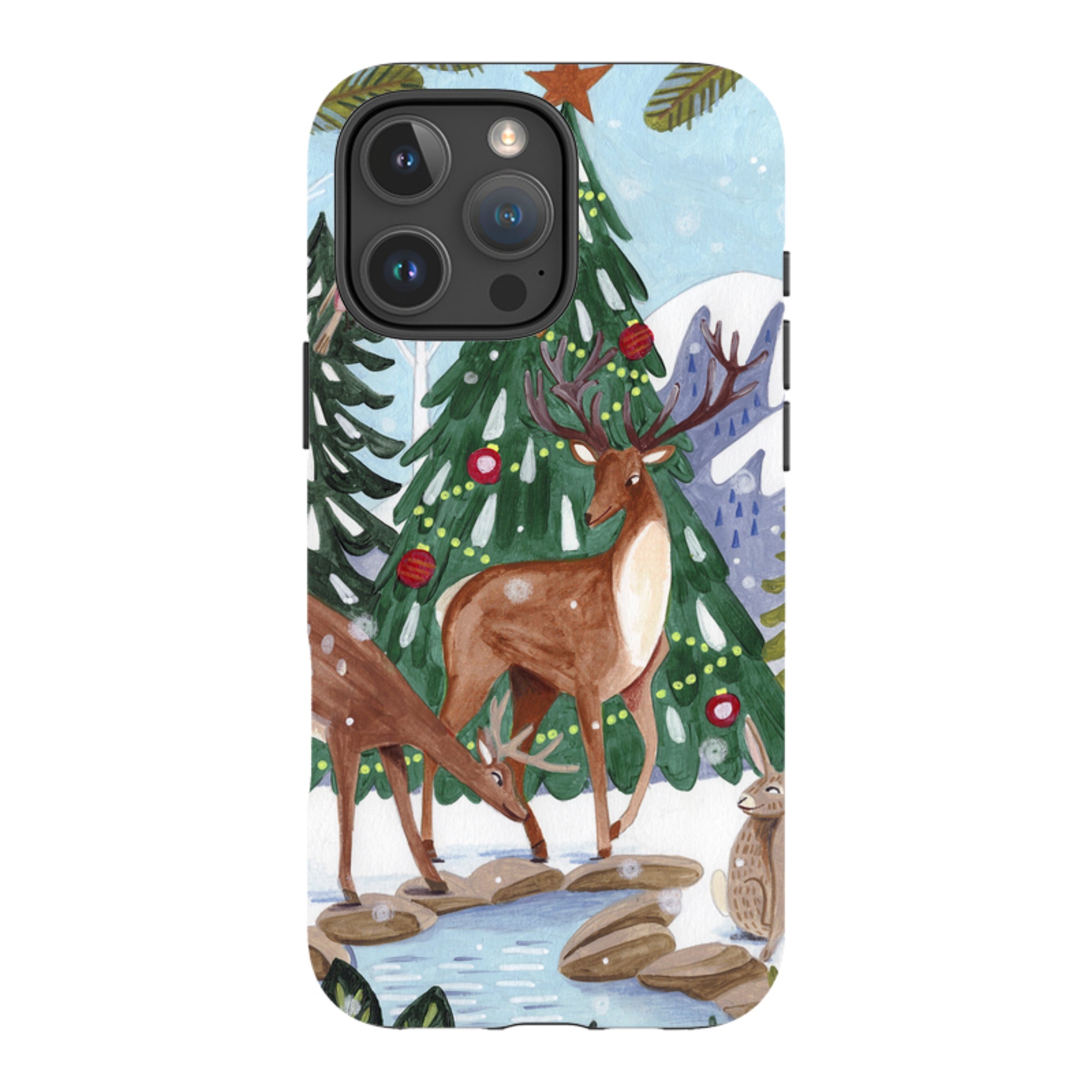 iPhone MagSafe Tough Case - Winter Forest By Caroline Bonne Muller