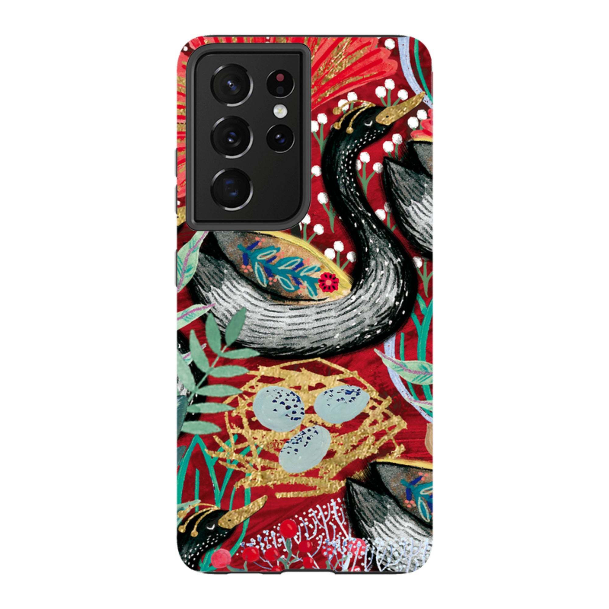 Samsung Tough Case - Eight Geese A Laying By Emma Frances Grant