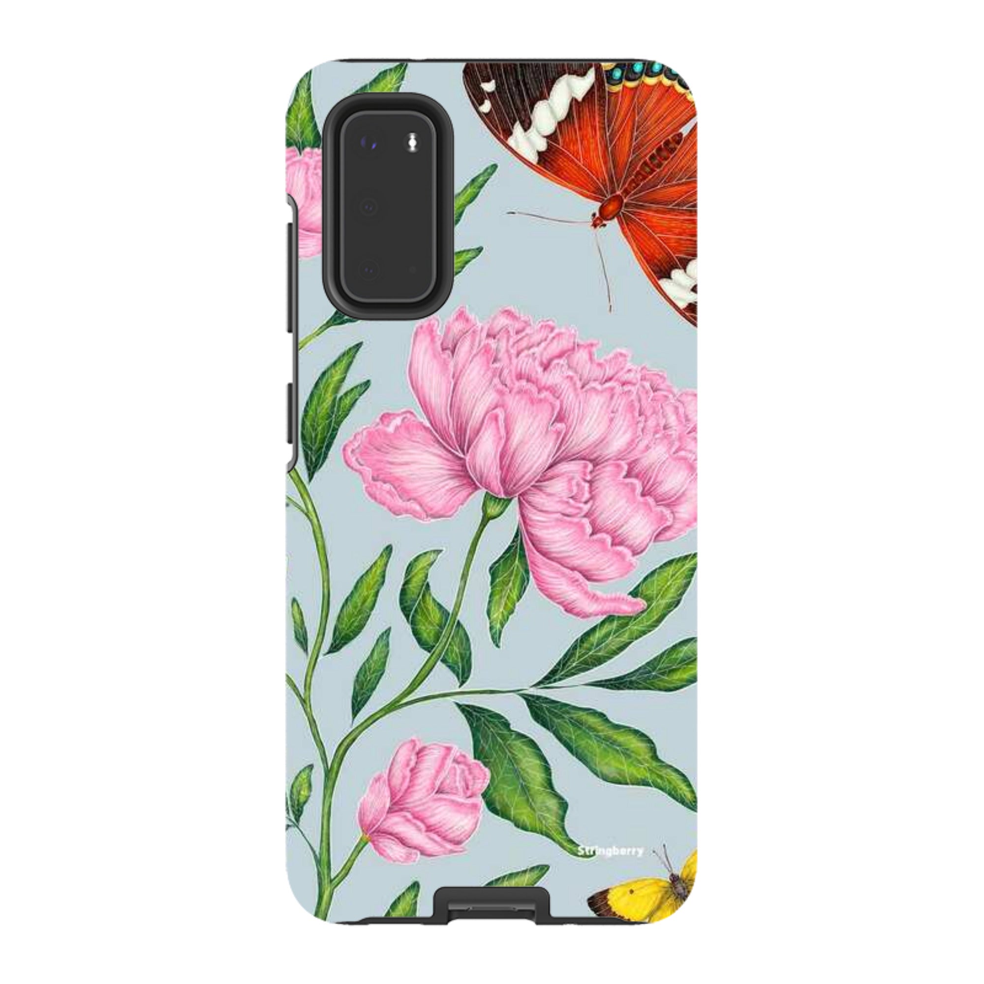 Samsung Tough Case - Butterflies And Peonies By Catherine Rowe
