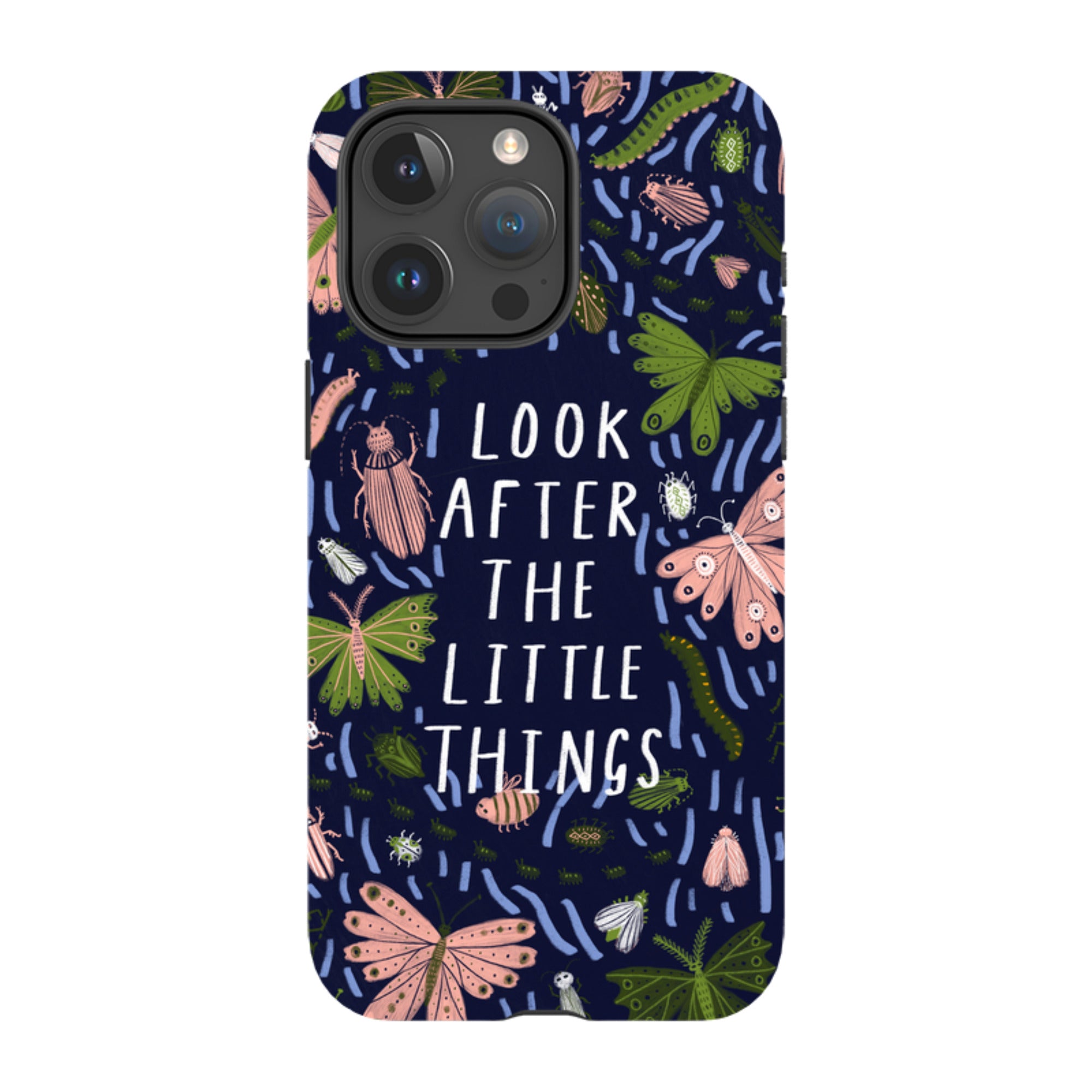 iPhone Tough Case - Little Things Blue By Lee Foster Wilson