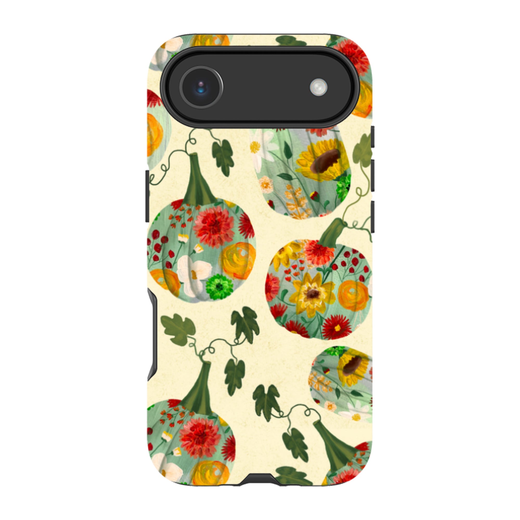 iPhone MagSafe Tough Case - Floral Pumpkins By Abby Jacobs