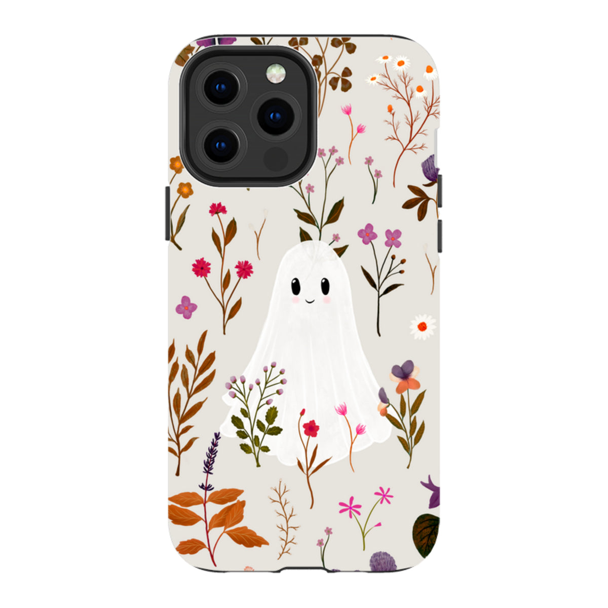 iPhone Tough Case - Ghost in the Garden - Stone Multi By Katherine Quinn