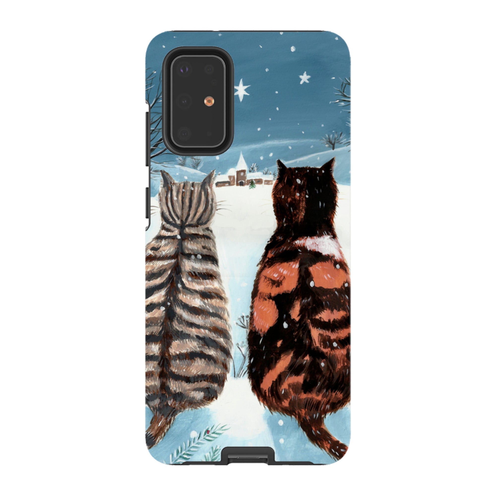 Samsung Tough Case - Cat Xmas By Mary Stubberfield