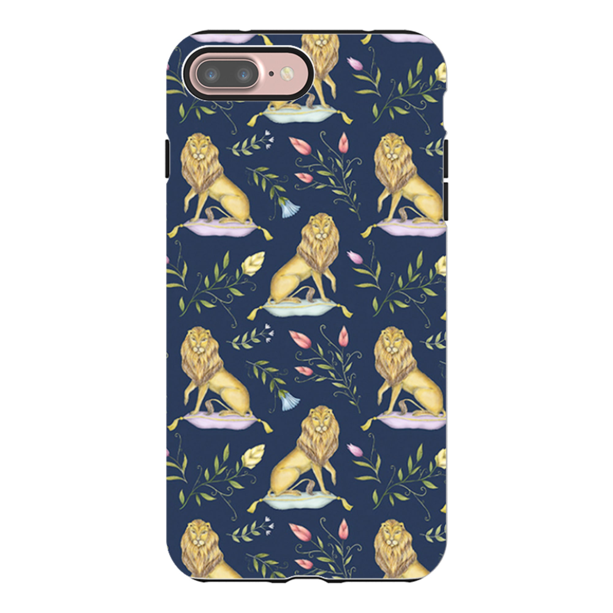 iPhone Tough Case - Leo Et Flores Navy By Catherine Rowe