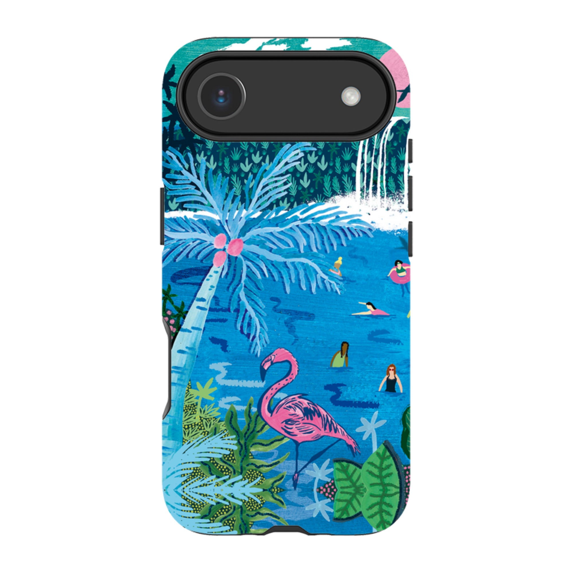 iPhone MagSafe Tough Case - Palm Pool III By Emma Frances Grant