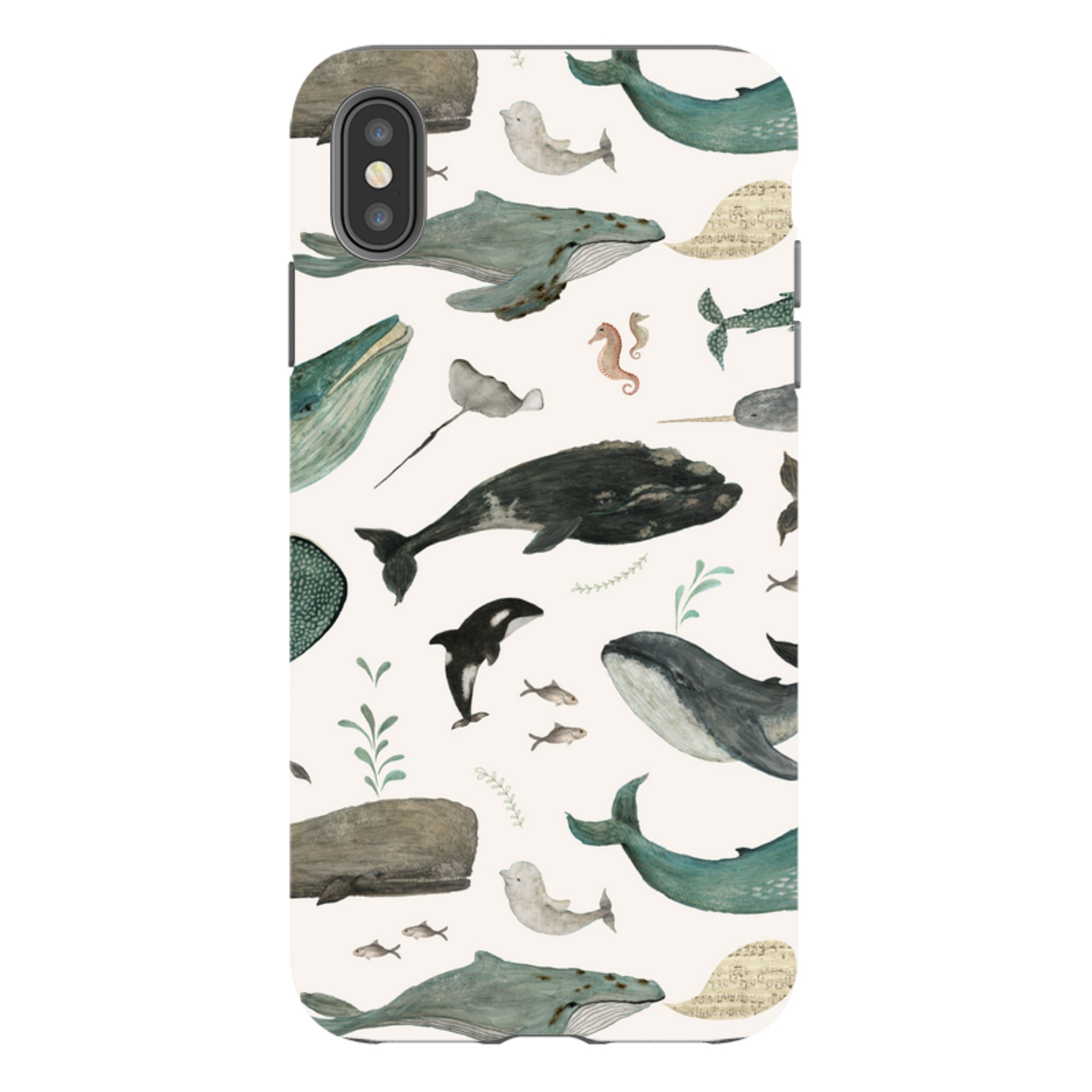 iPhone Tough Case - Whale Song By Katherine Quinn