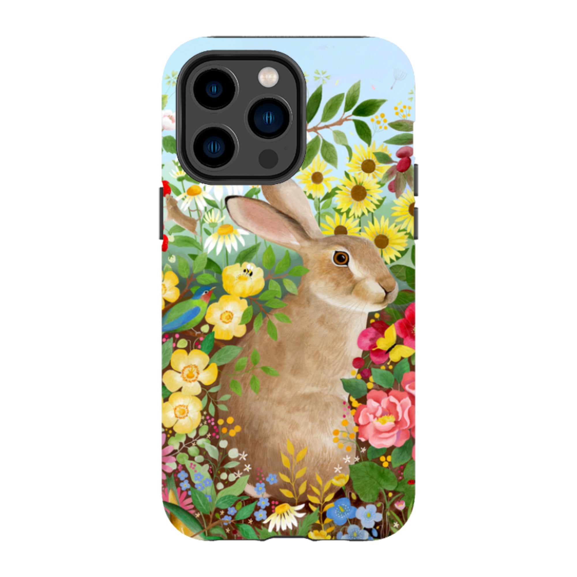 iPhone Tough Case - Rabbit Garden By Bex Parkin