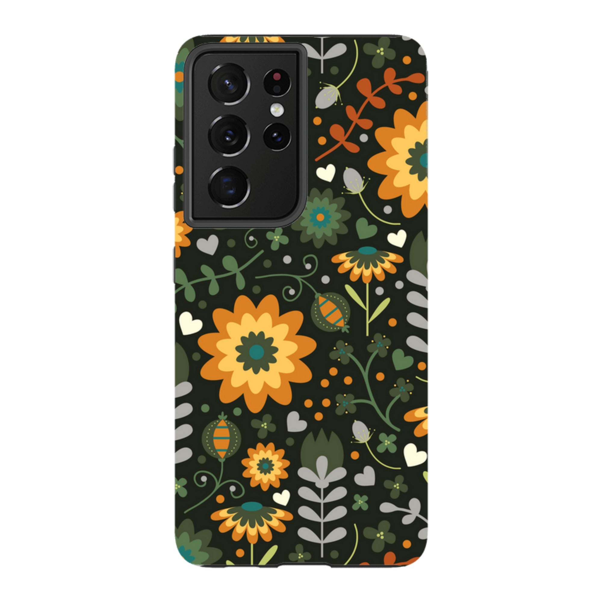 Samsung Tough Case - Dark Floral By Suzy Taylor