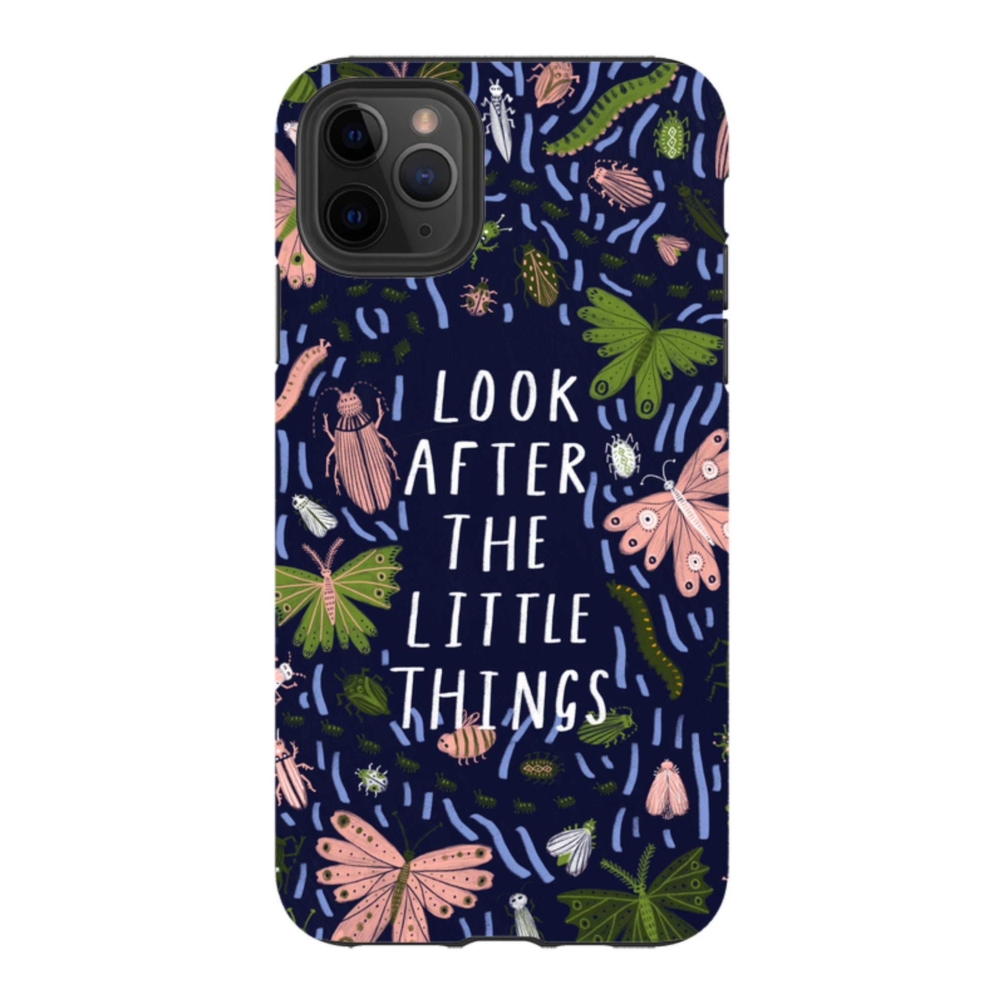 iPhone Tough Case - Little Things Blue By Lee Foster Wilson
