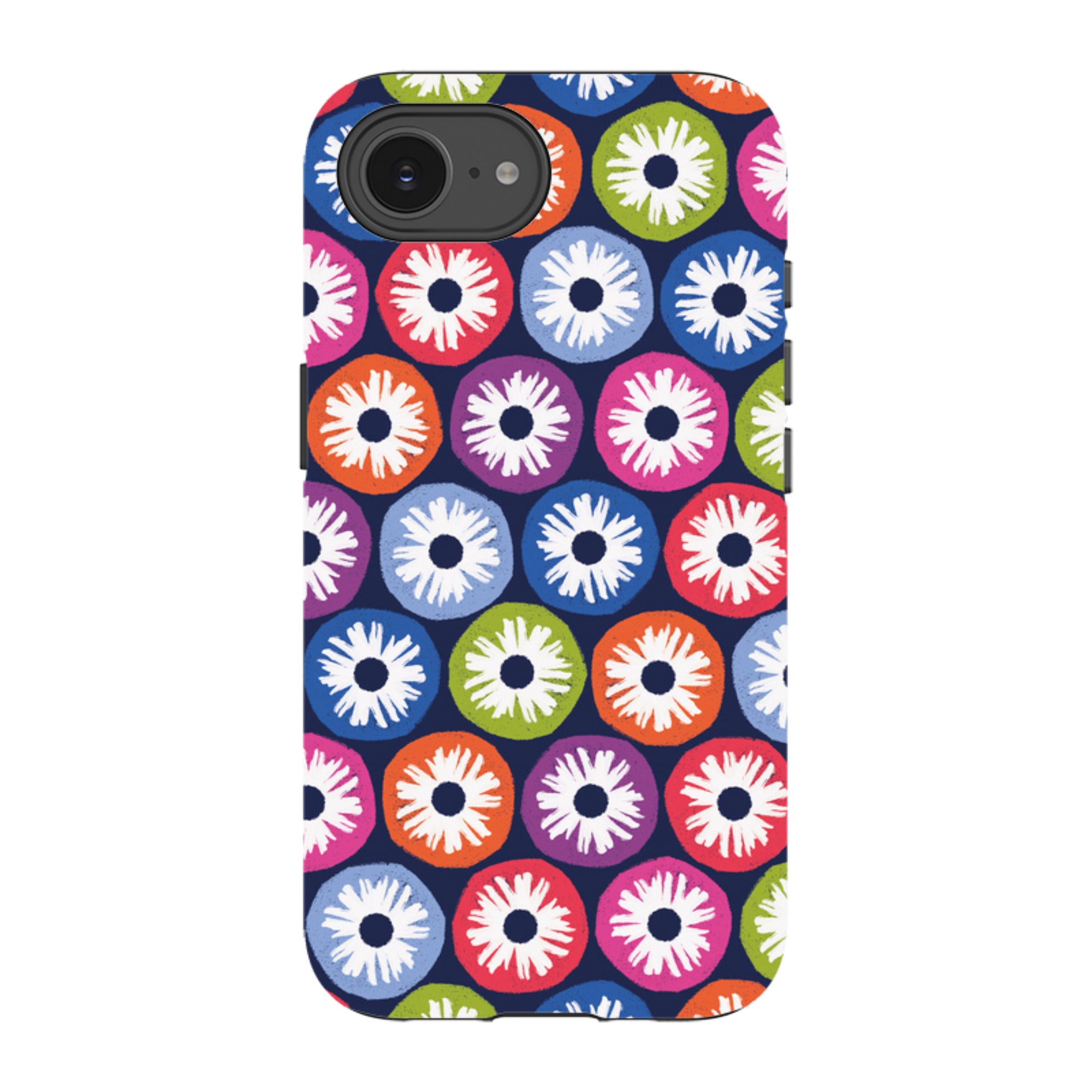 iPhone Tough Case - Penny Flowers Dark By Ali Brookes
