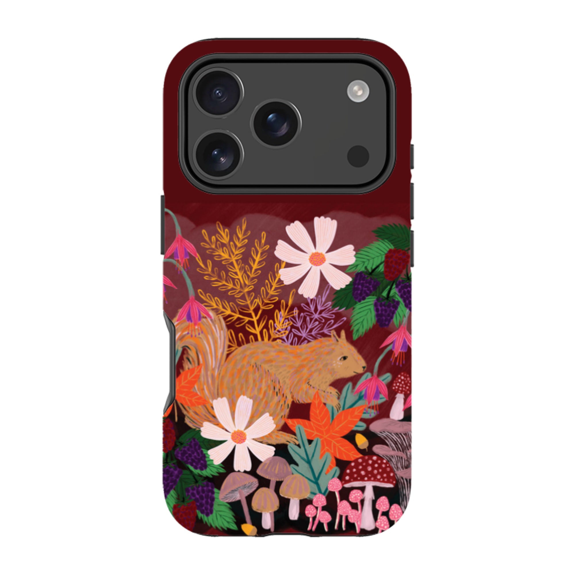 iPhone Tough Case - Autumn Squirrel By Lee Foster Wilson