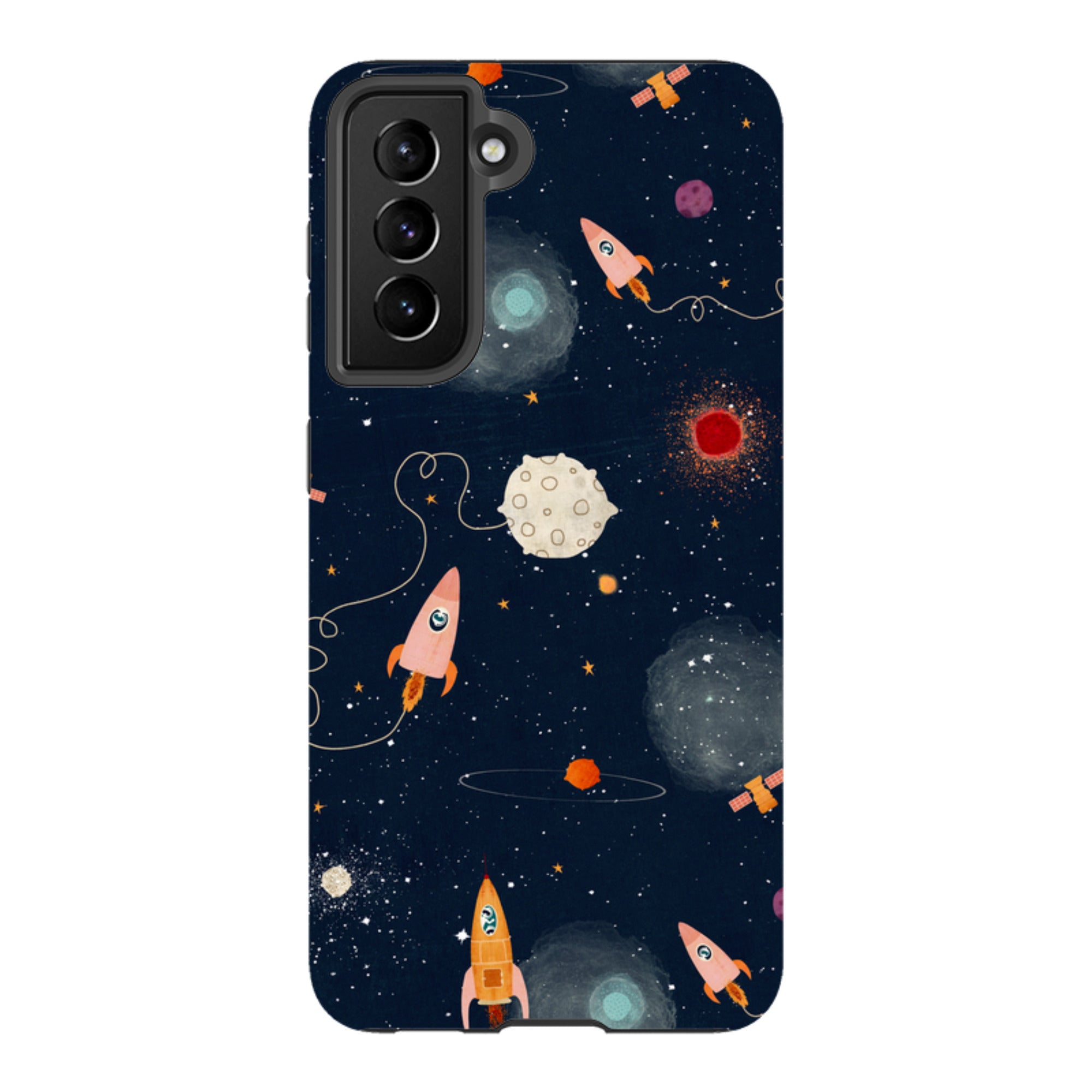 Samsung Tough Case - Rockets Midnight By Katherine Quinn