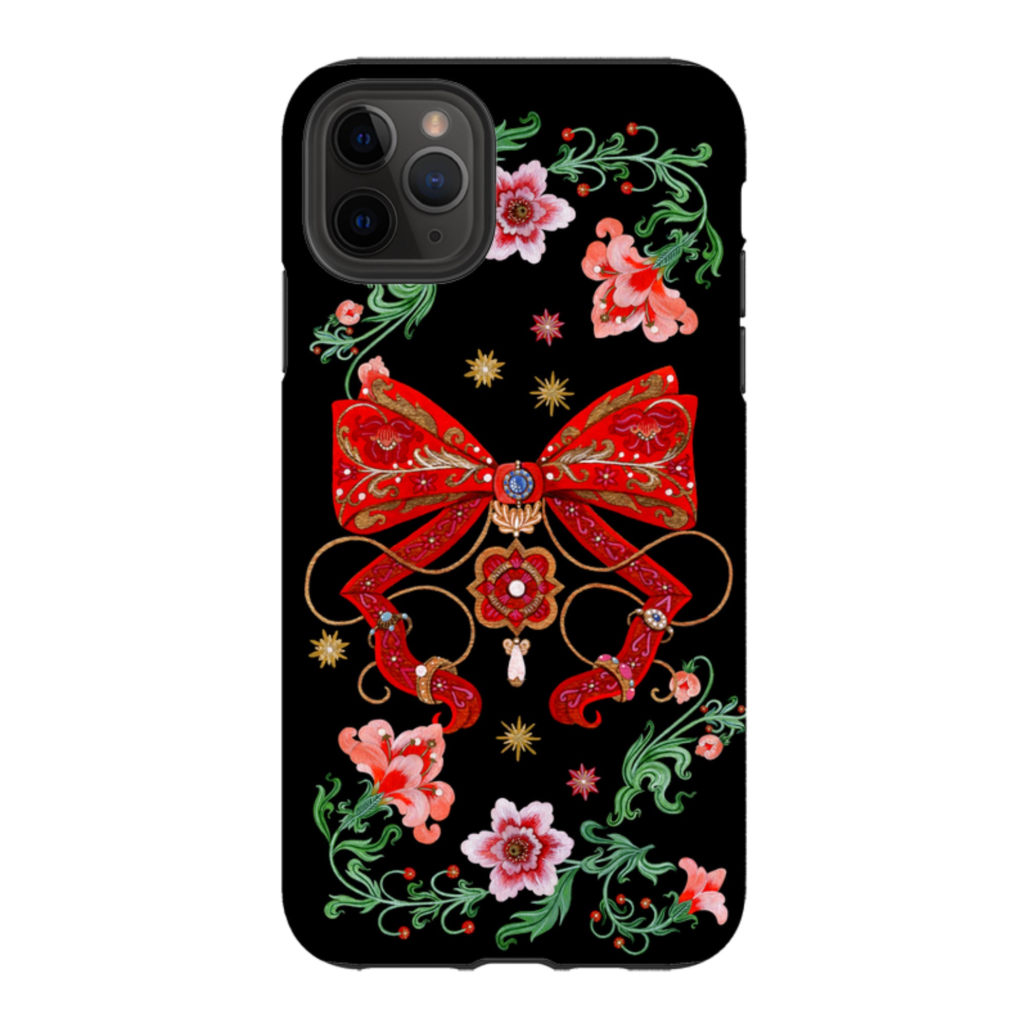 iPhone Tough  Case - Five Gold Ring By Maria Matos