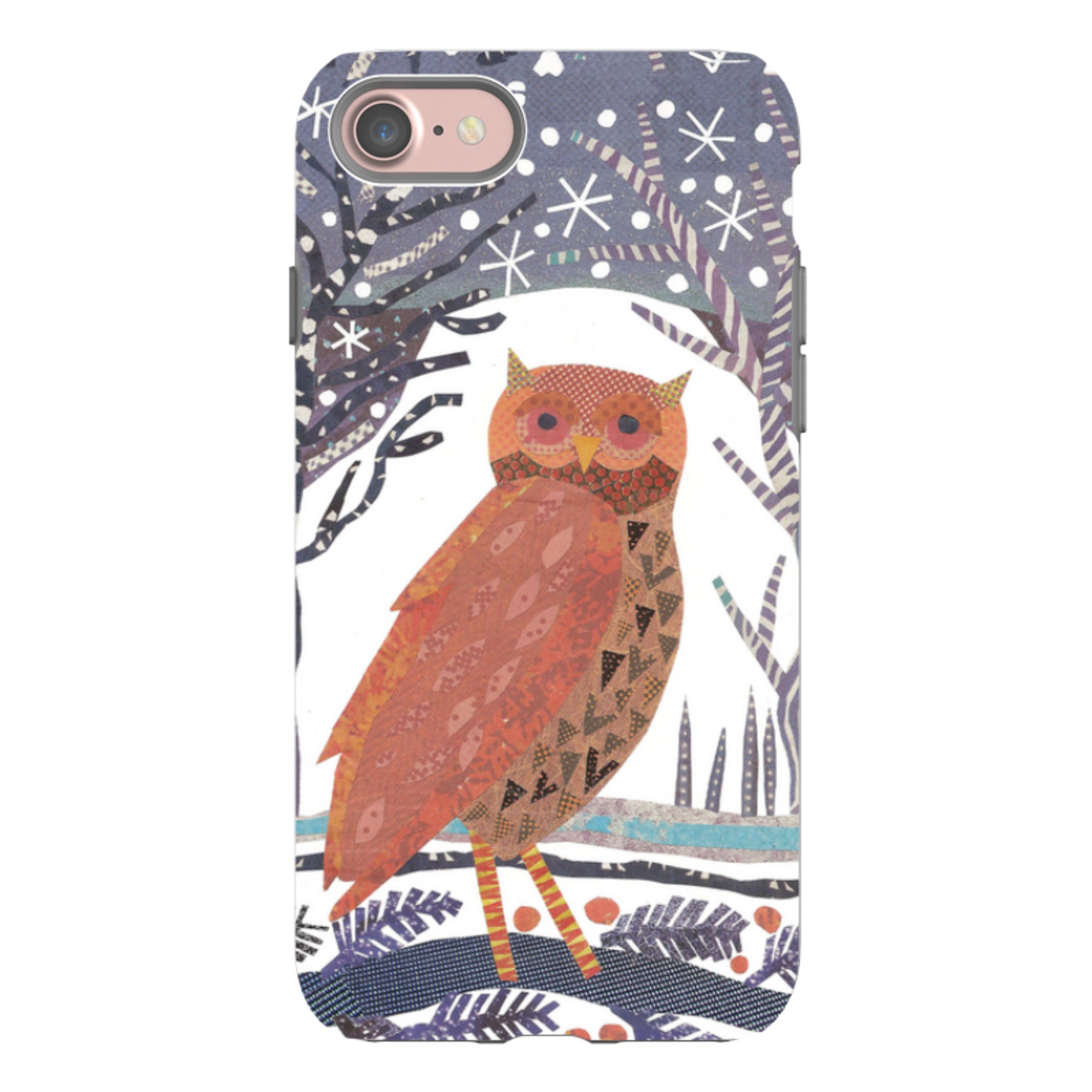 iPhone Tough Case - Winter Owl By Jane Robbins