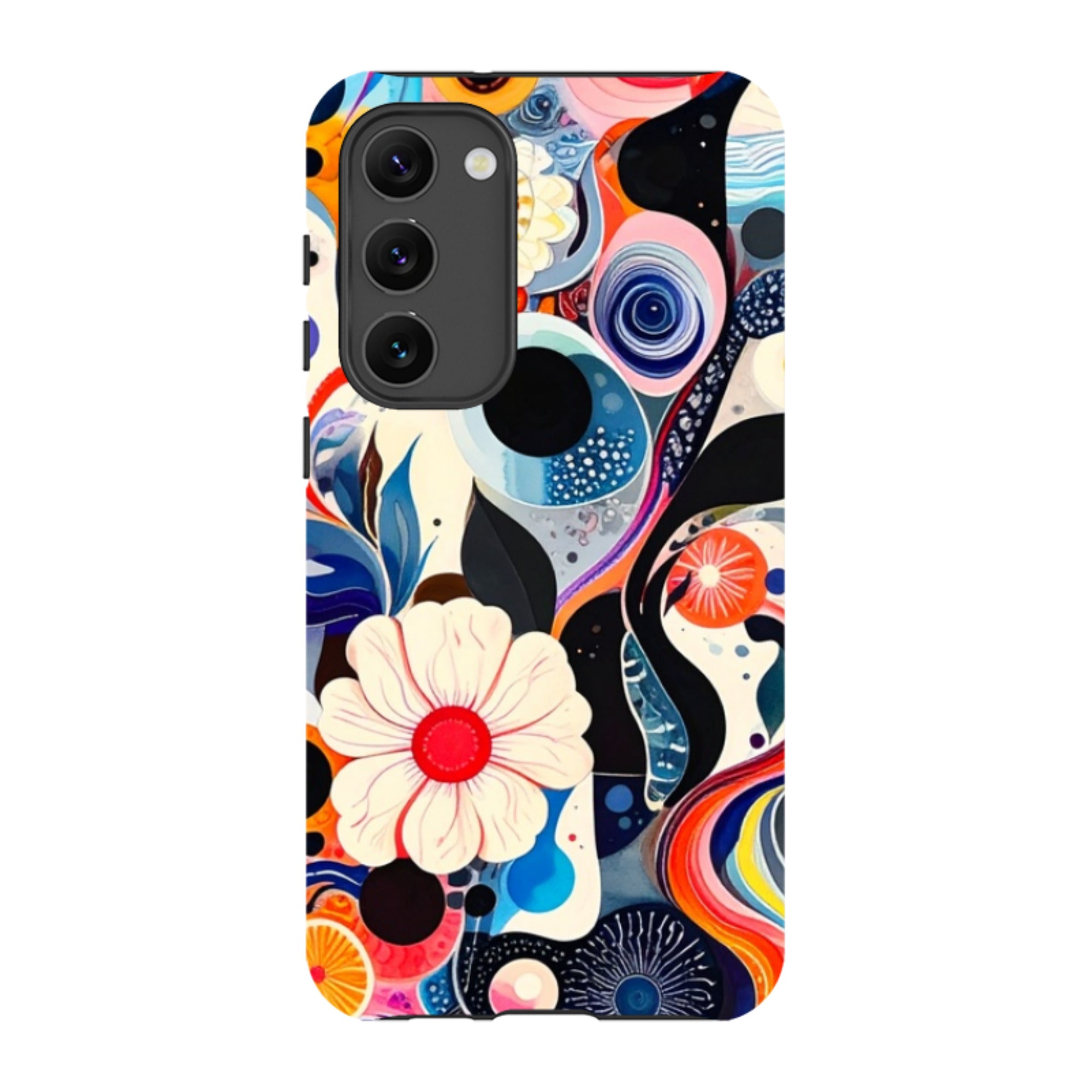 Samsung Tough Case - Floral Marble