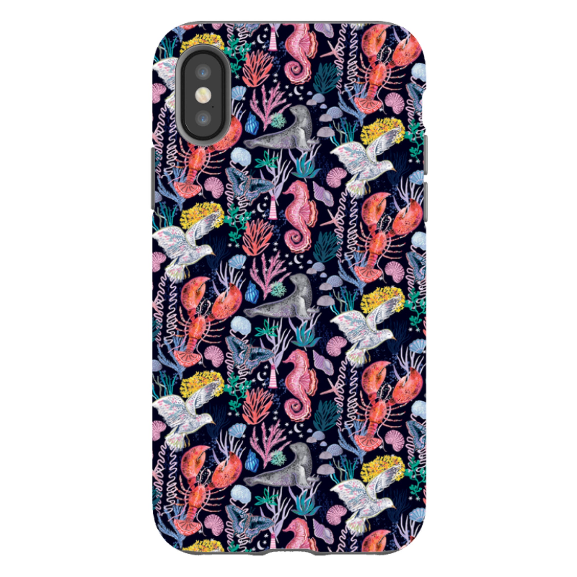 iPhone Case - Coastline Pattern-A By Emma Frances Grant