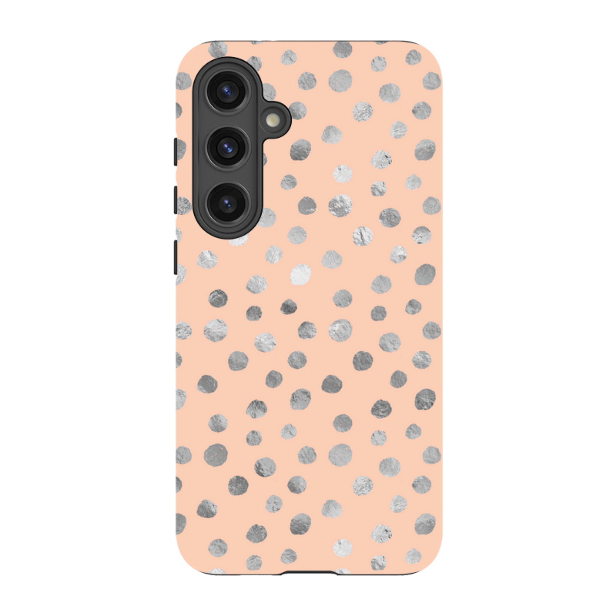 Samsung Tough Case - Pale and Silver Dots