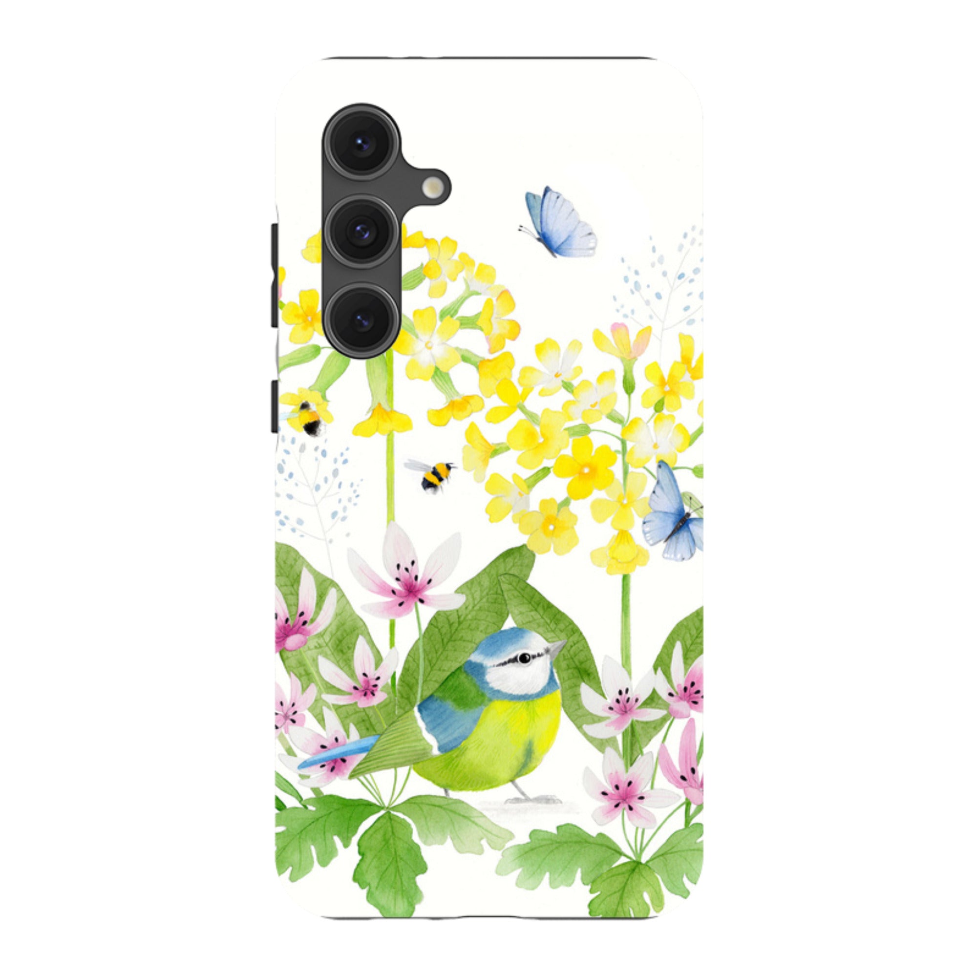 Samsung Tough Case - Blue Tit Garden By Bex Parkin