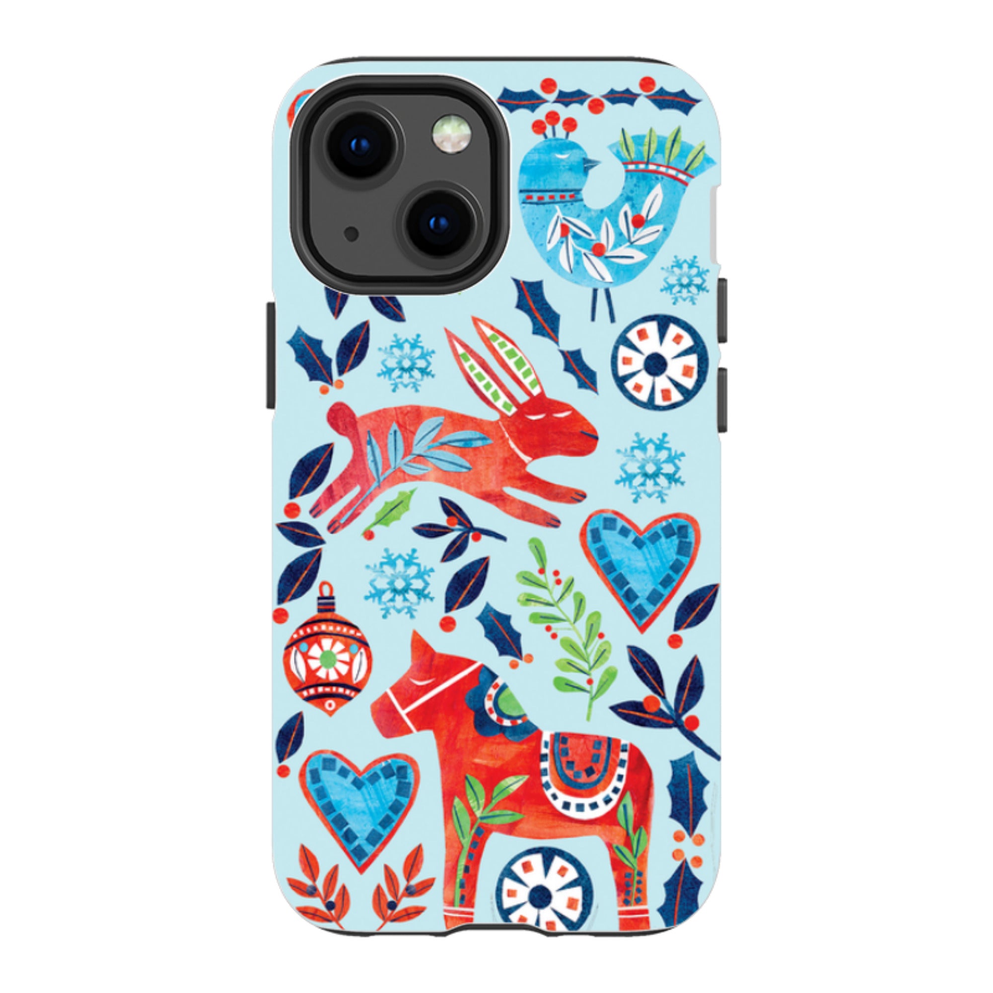 iPhone Tough Case - Scandi Holidays By Tracey English