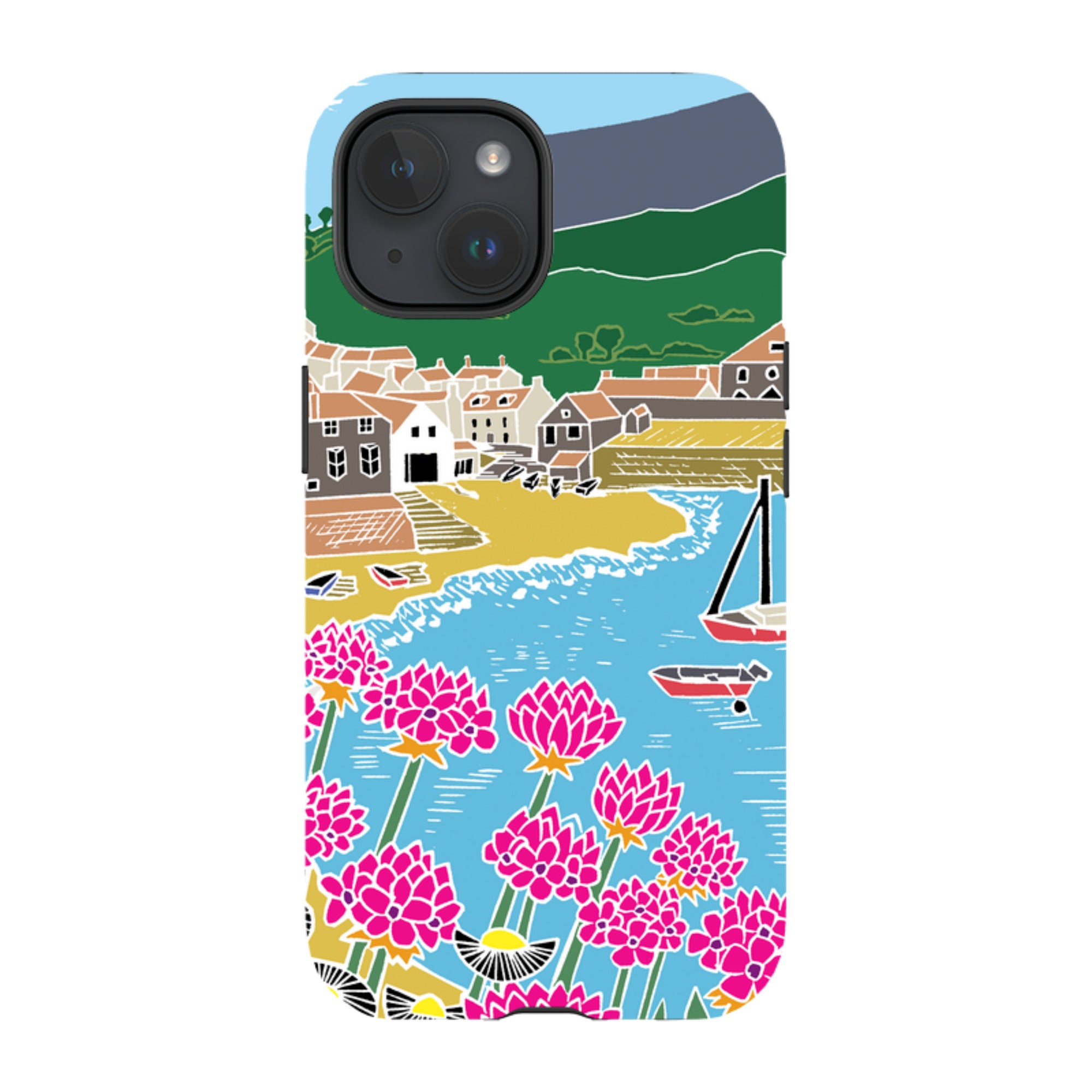 iPhone Tough Case - Quaint Harbour By Kate Heiss