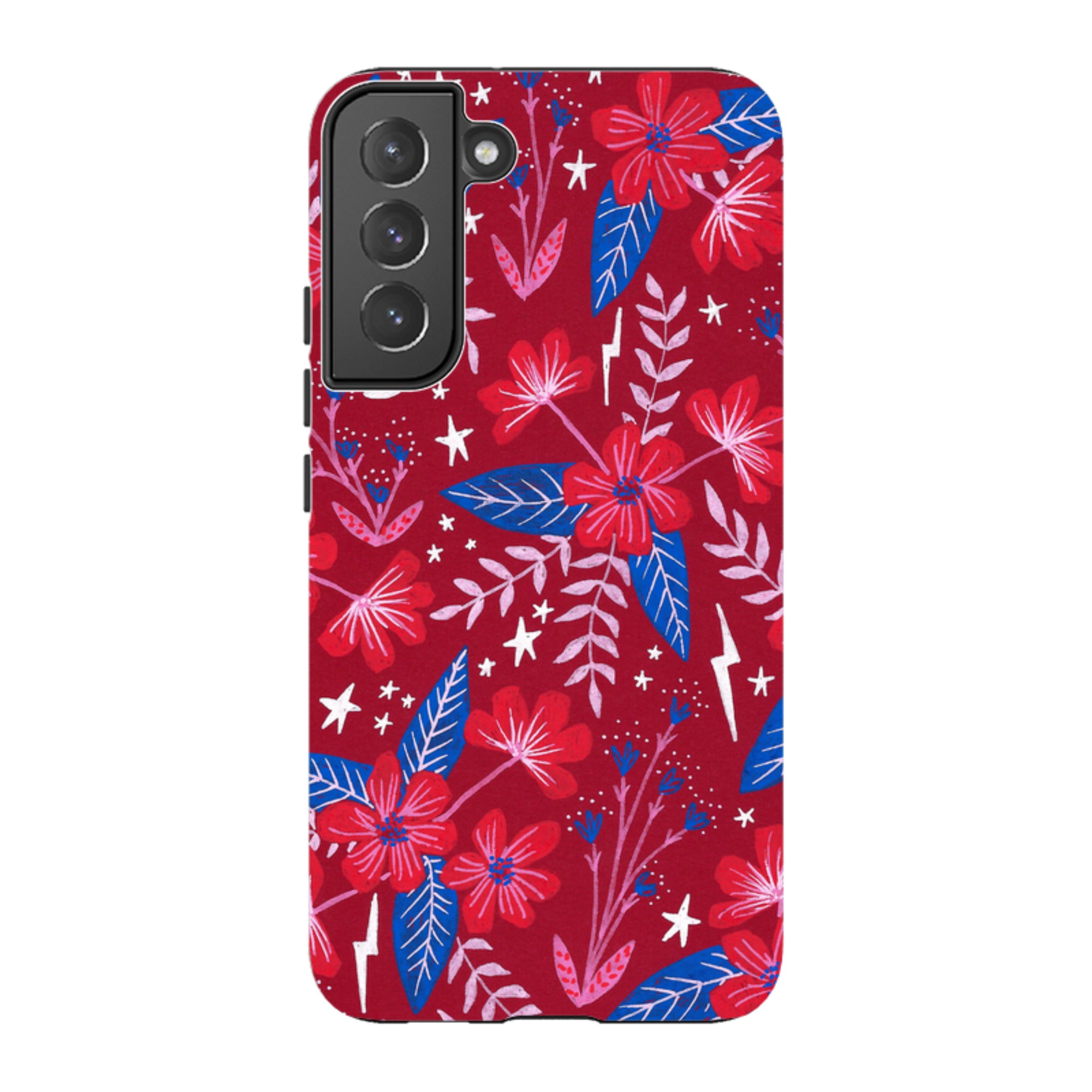 Samsung Tough Case - Red Moon Garden By Lee Foster Wilson