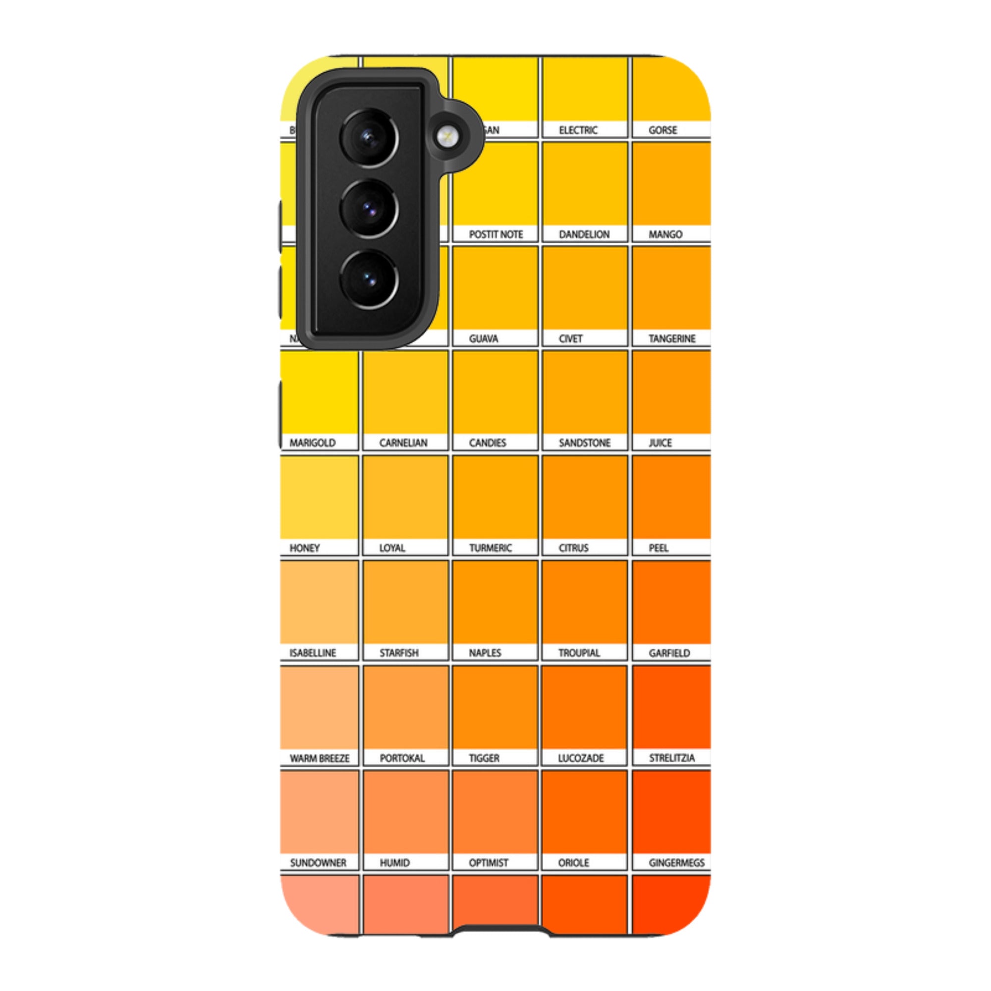 Samsung Tough Case - Yellow Chromology By Kitty Joseph
