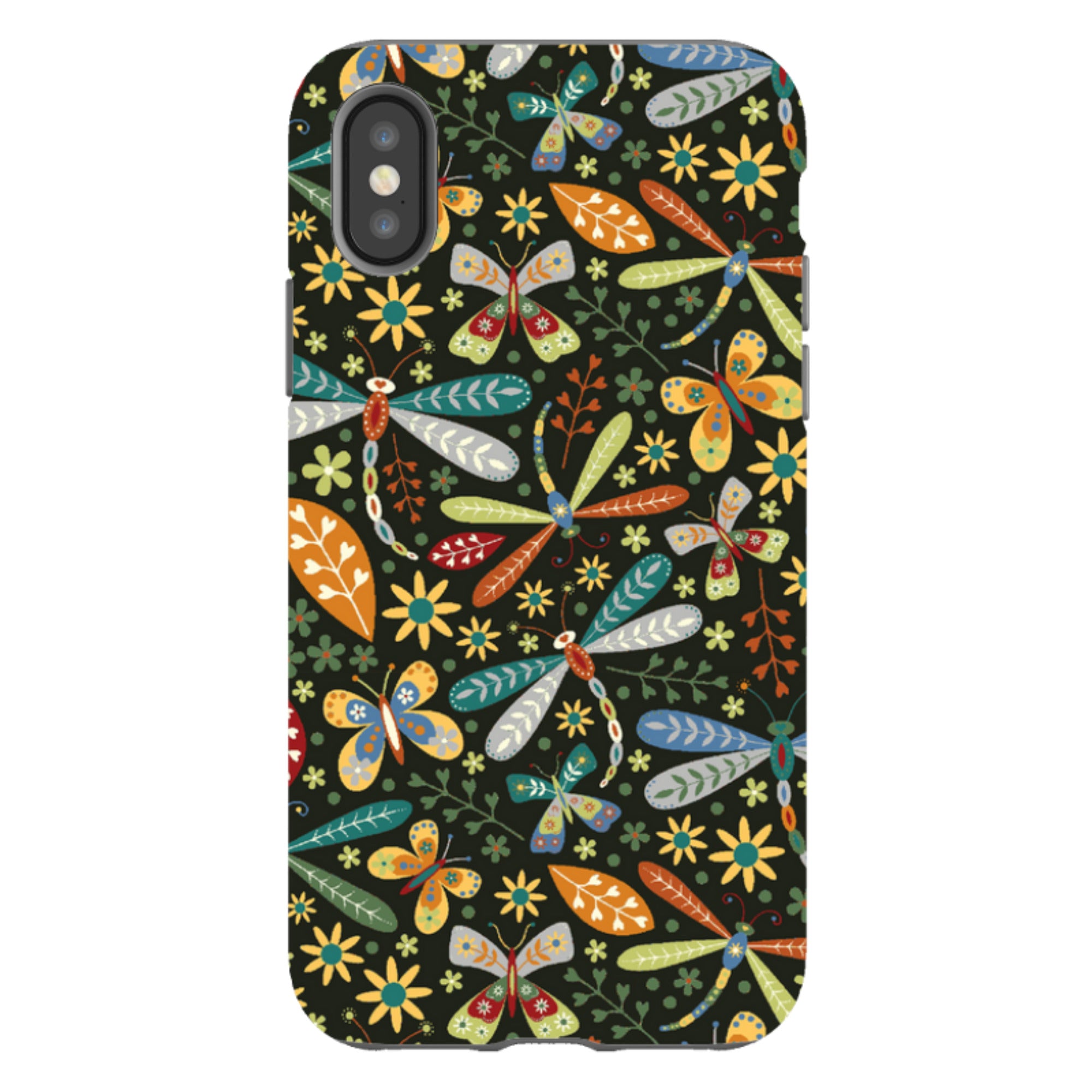 iPhone Tough Case - Dragonflies By Suzy Taylor