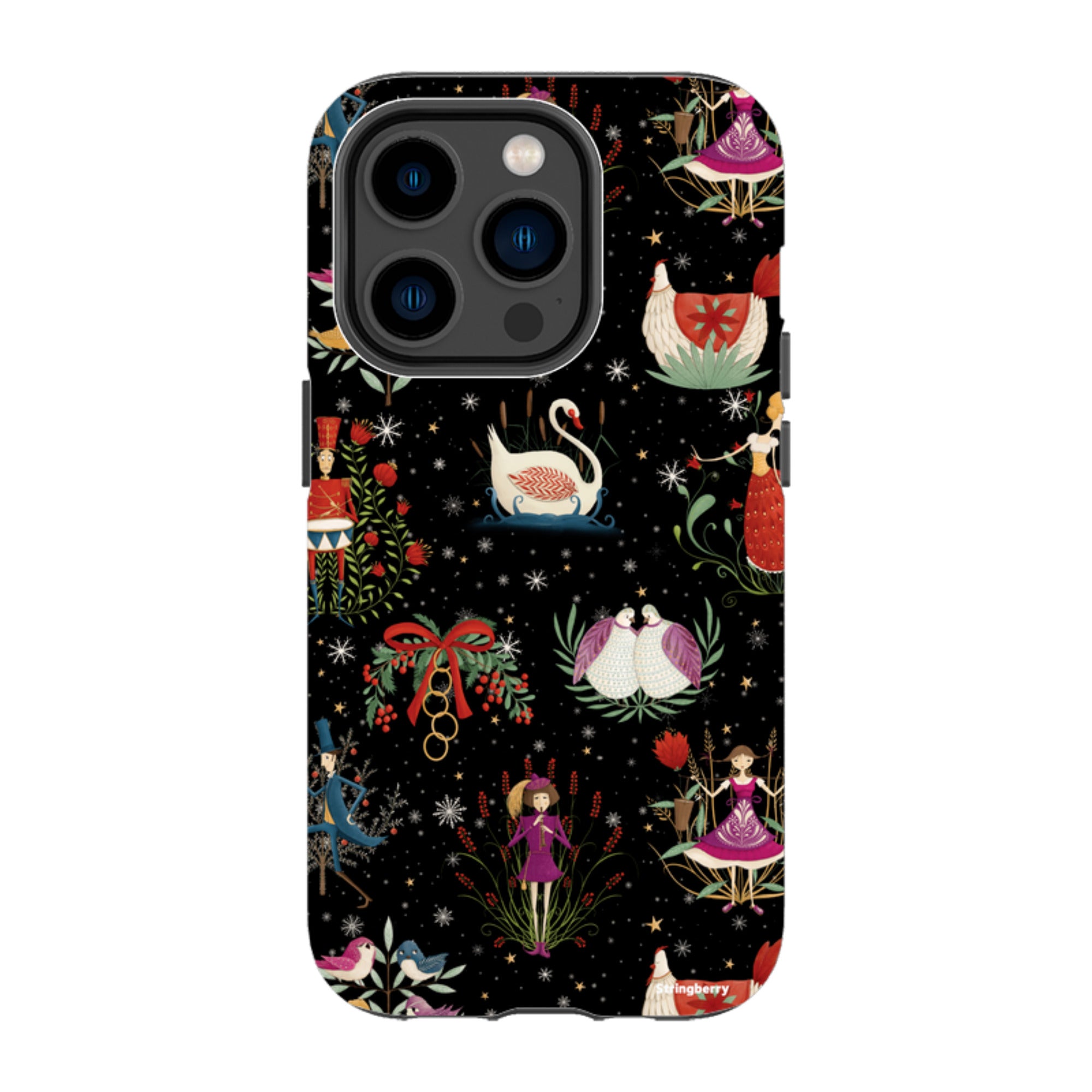 iPhone MagSafe Tough Case - Twelve Days Black By Maja Lindberg