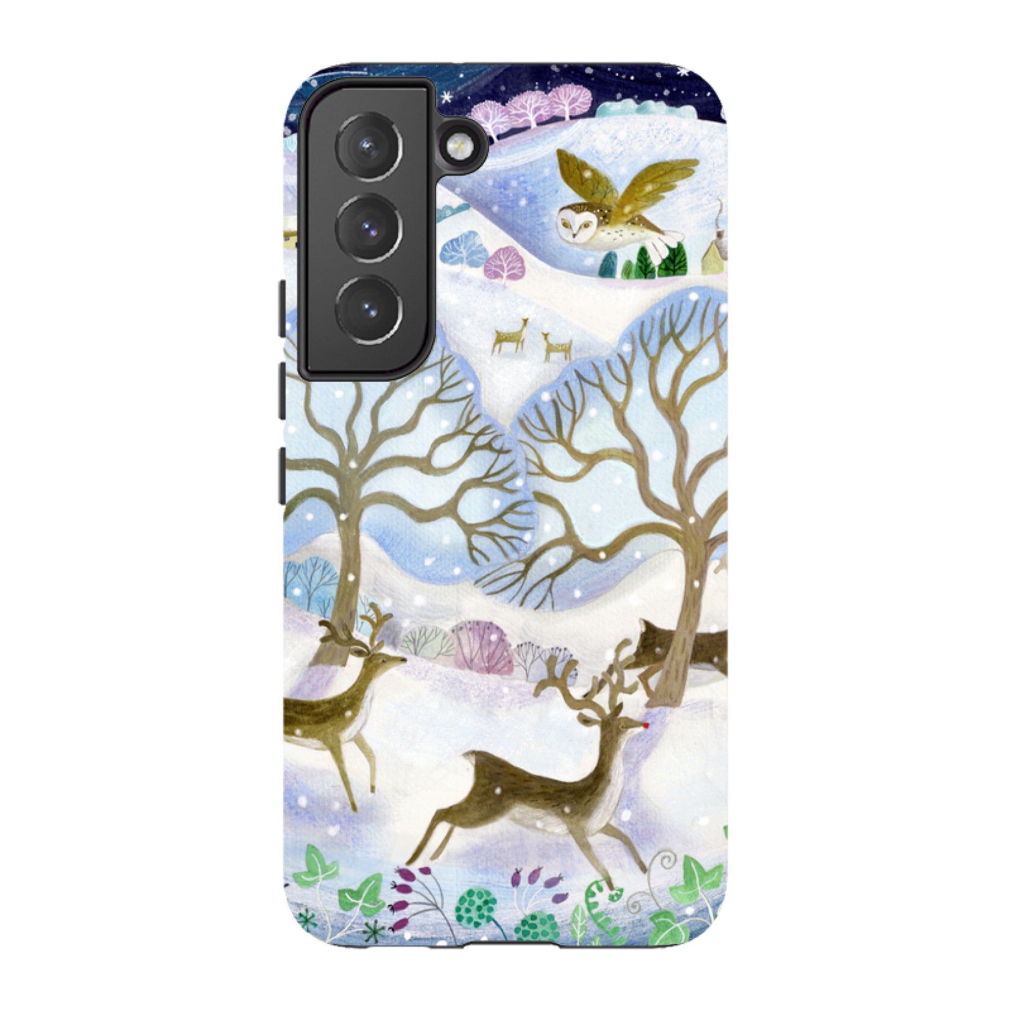 Samsung Tough Case - Winter Deer By Bex Parkin