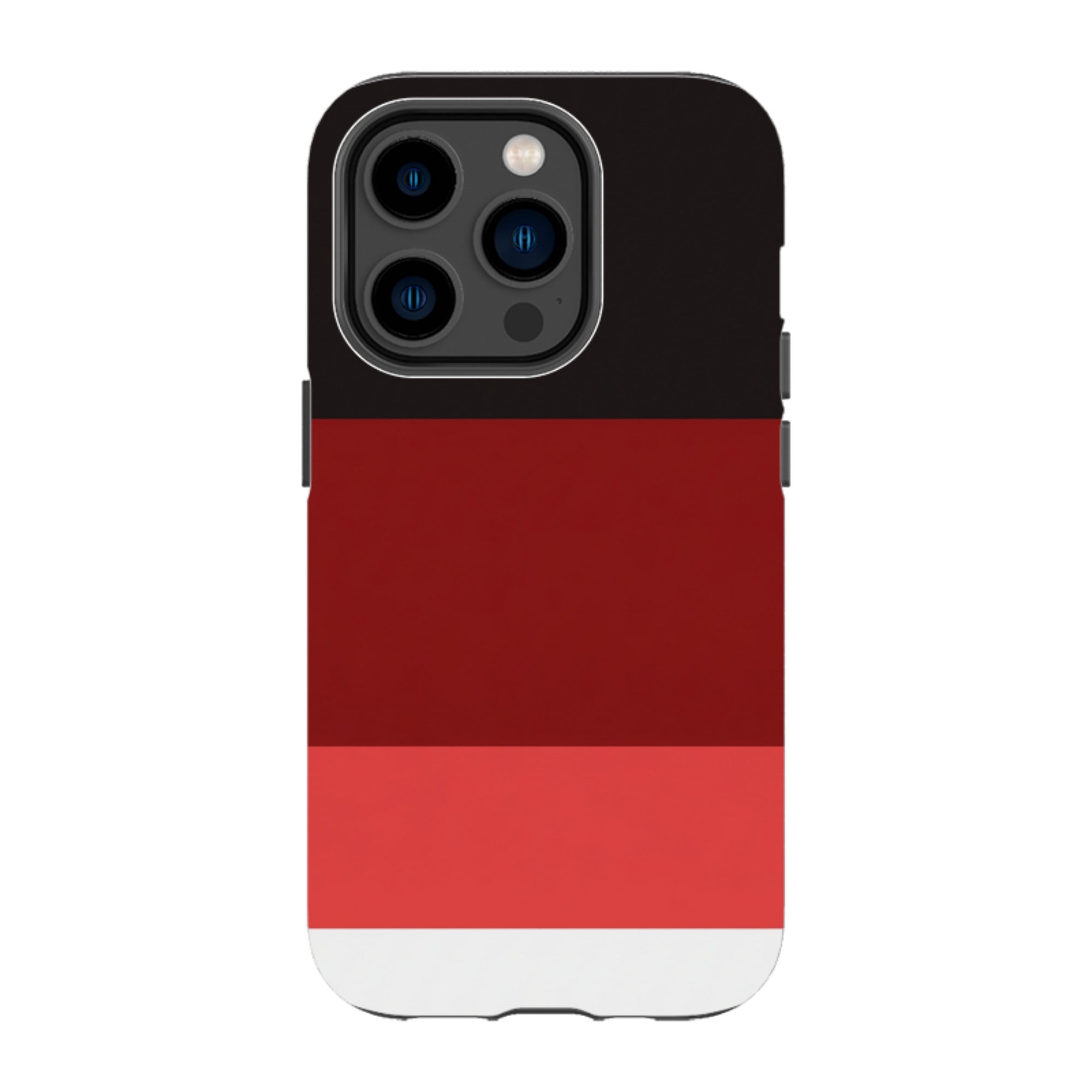 iPhone Tough Case - Crimson and Black Gradient