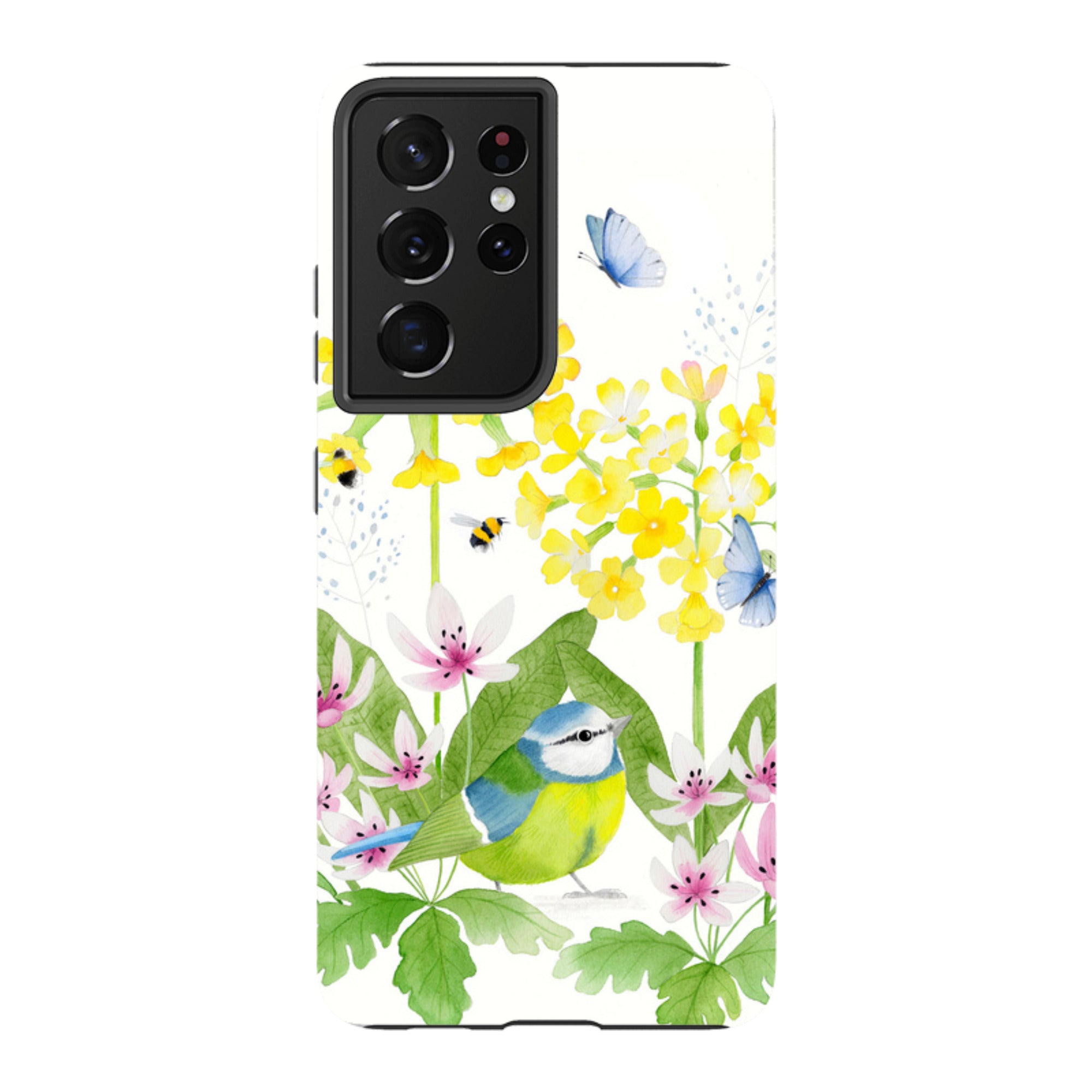 Samsung Tough Case - Blue Tit Garden By Bex Parkin
