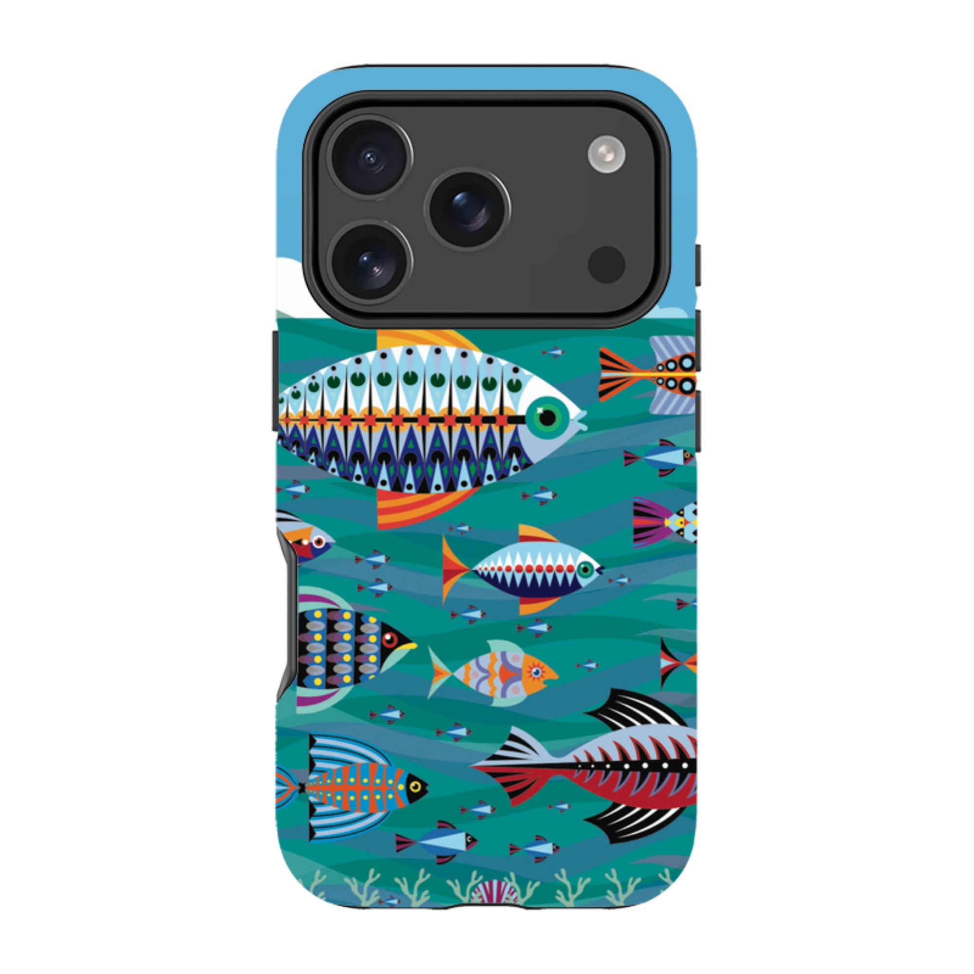 iPhone MagSafe Tough Case -  Fish By Patternista