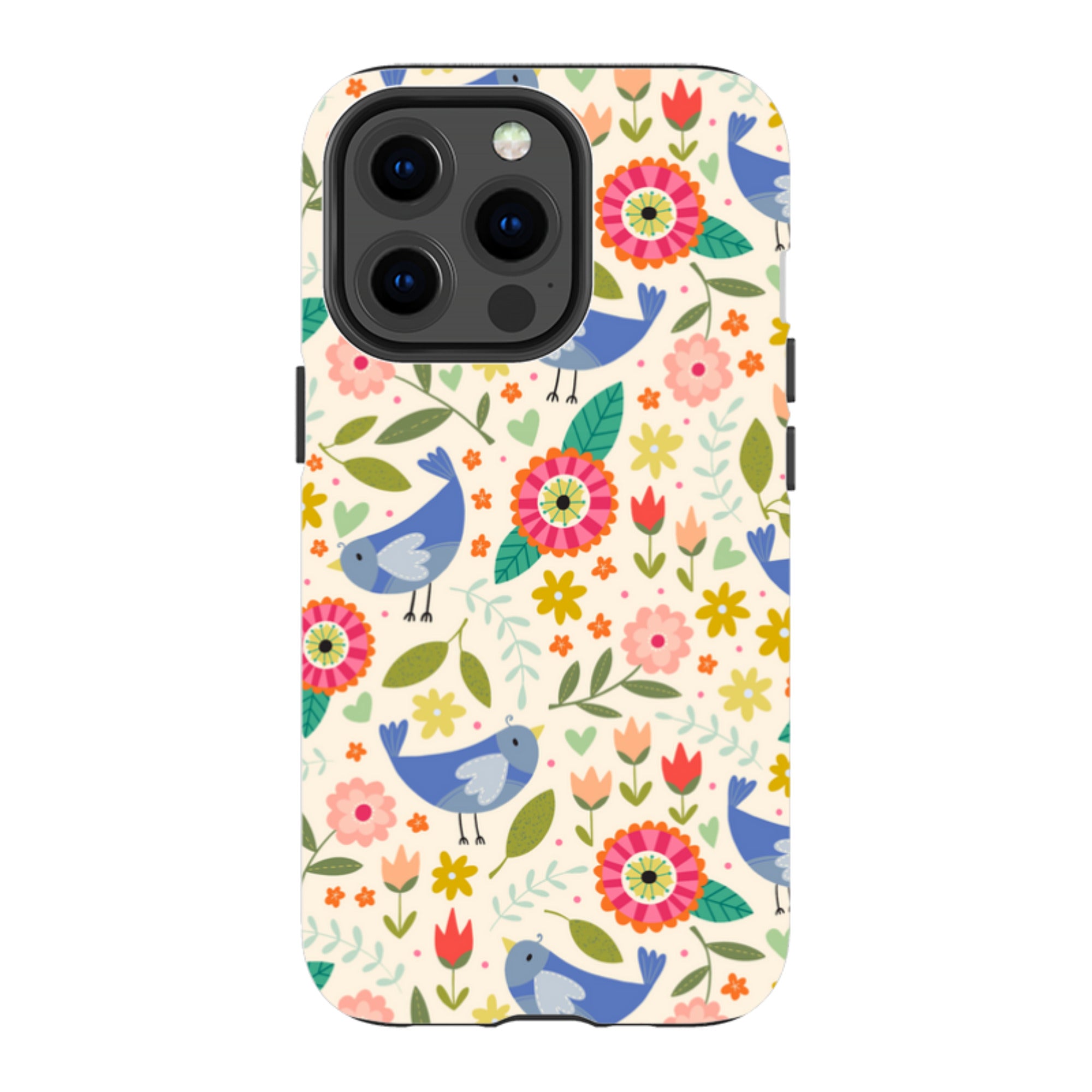 iPhone MagSafe Tough Case -  Bird Pattern I By Suzy Taylor
