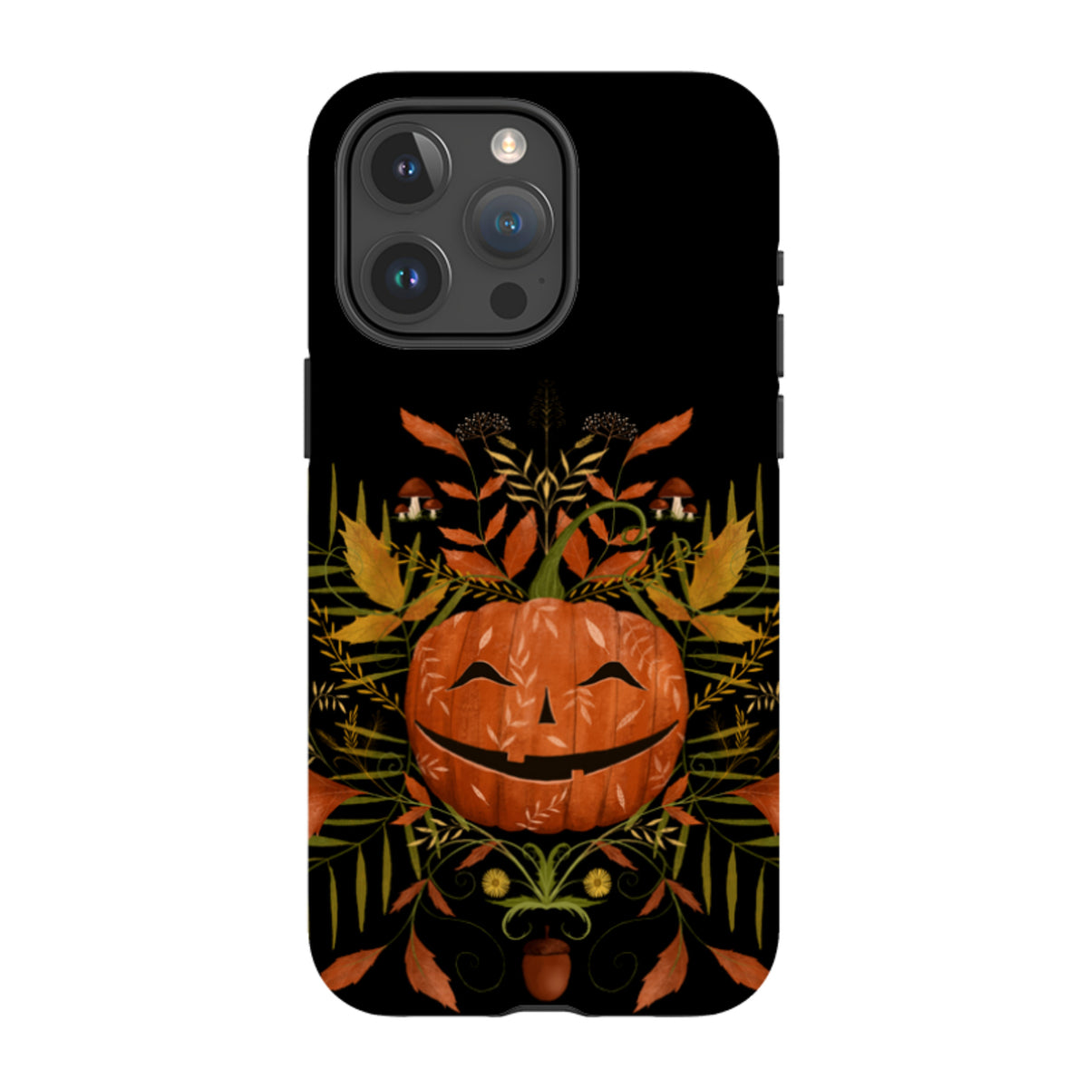 iPhone MagSafe Tough Case - Happy Pumpkin By Maja Lindberg