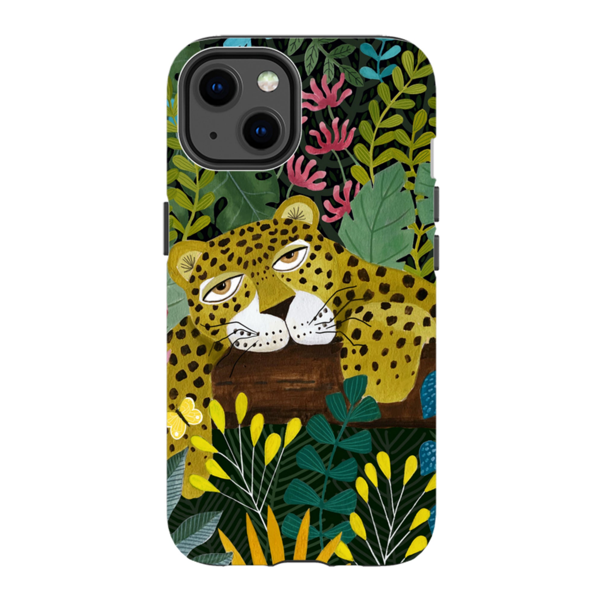 iPhone MagSafe Tough Case - Sleepy Leopard By Bex Parkin