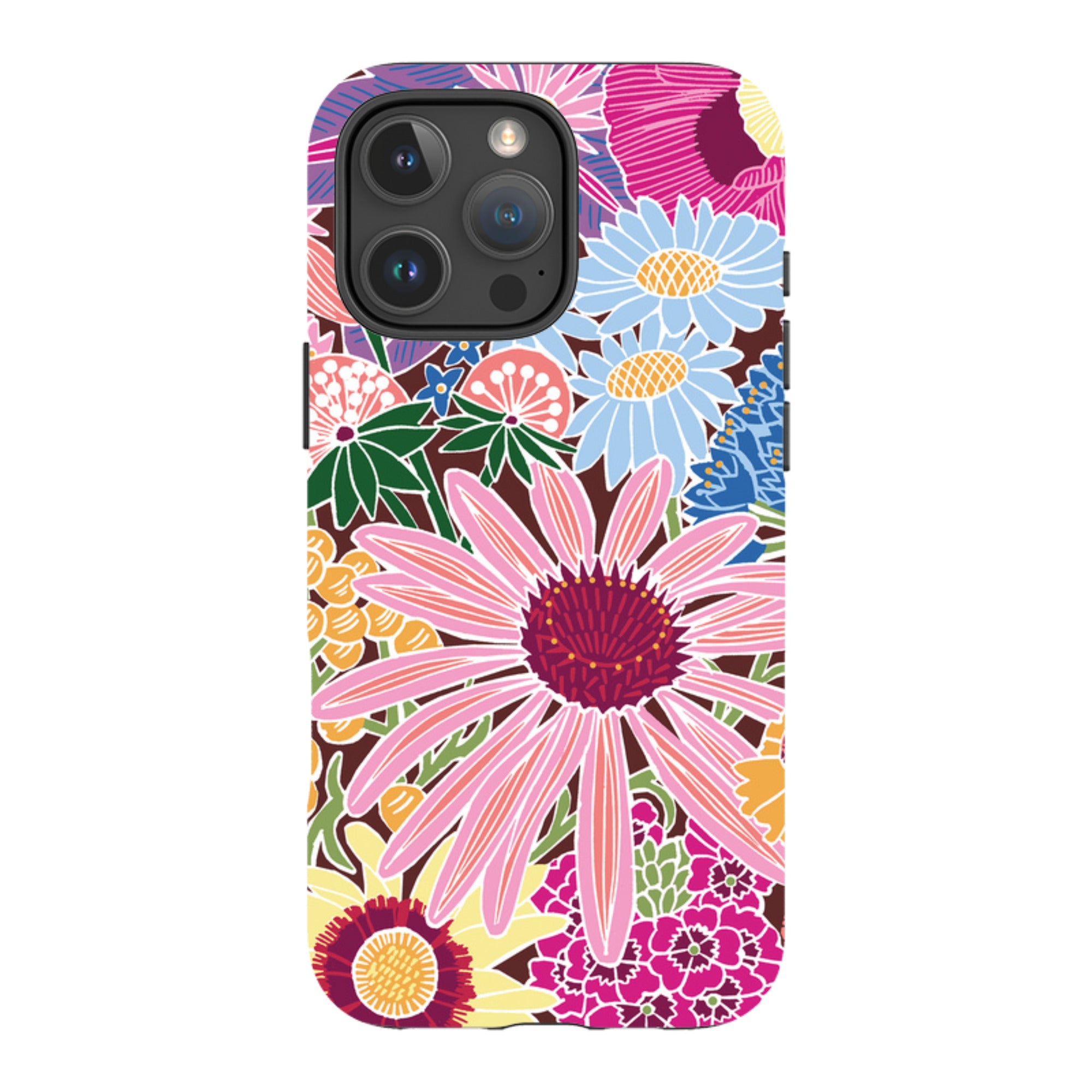 iPhone Tough Case - Jigsaw Floral 1 By Kate Heiss