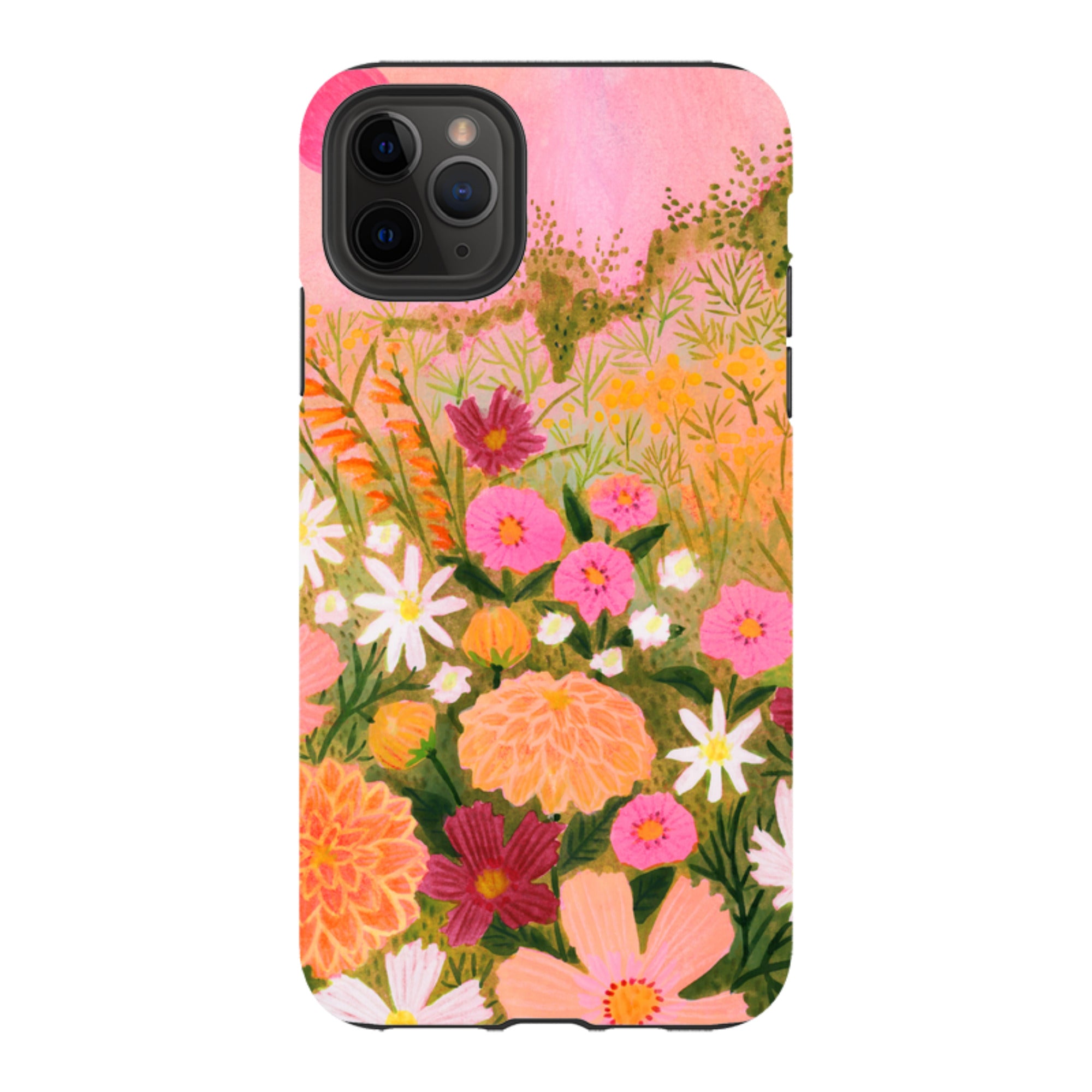iPhone Tough Case - Flower Farm Sunset By Lee Foster Wilson