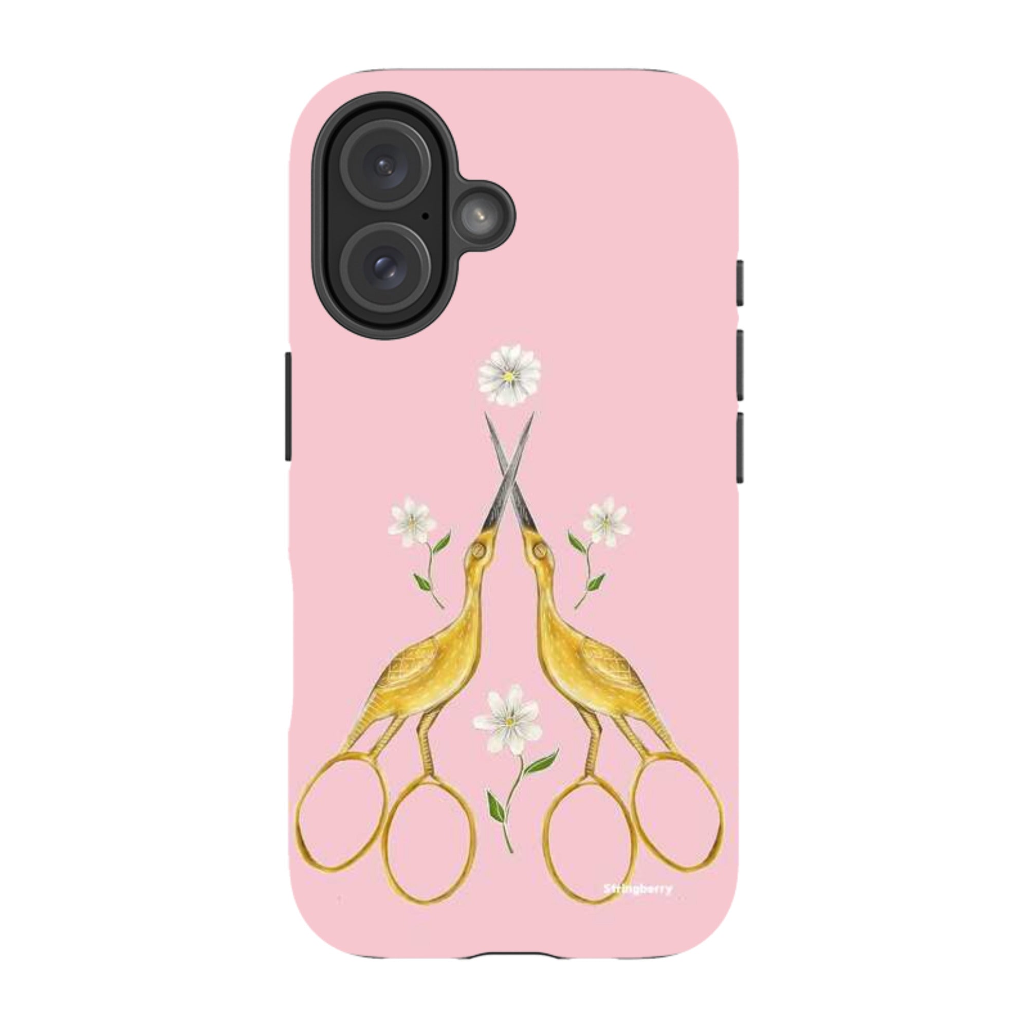 iPhone Tough Case - Heron Scissors By Catherine Rowe