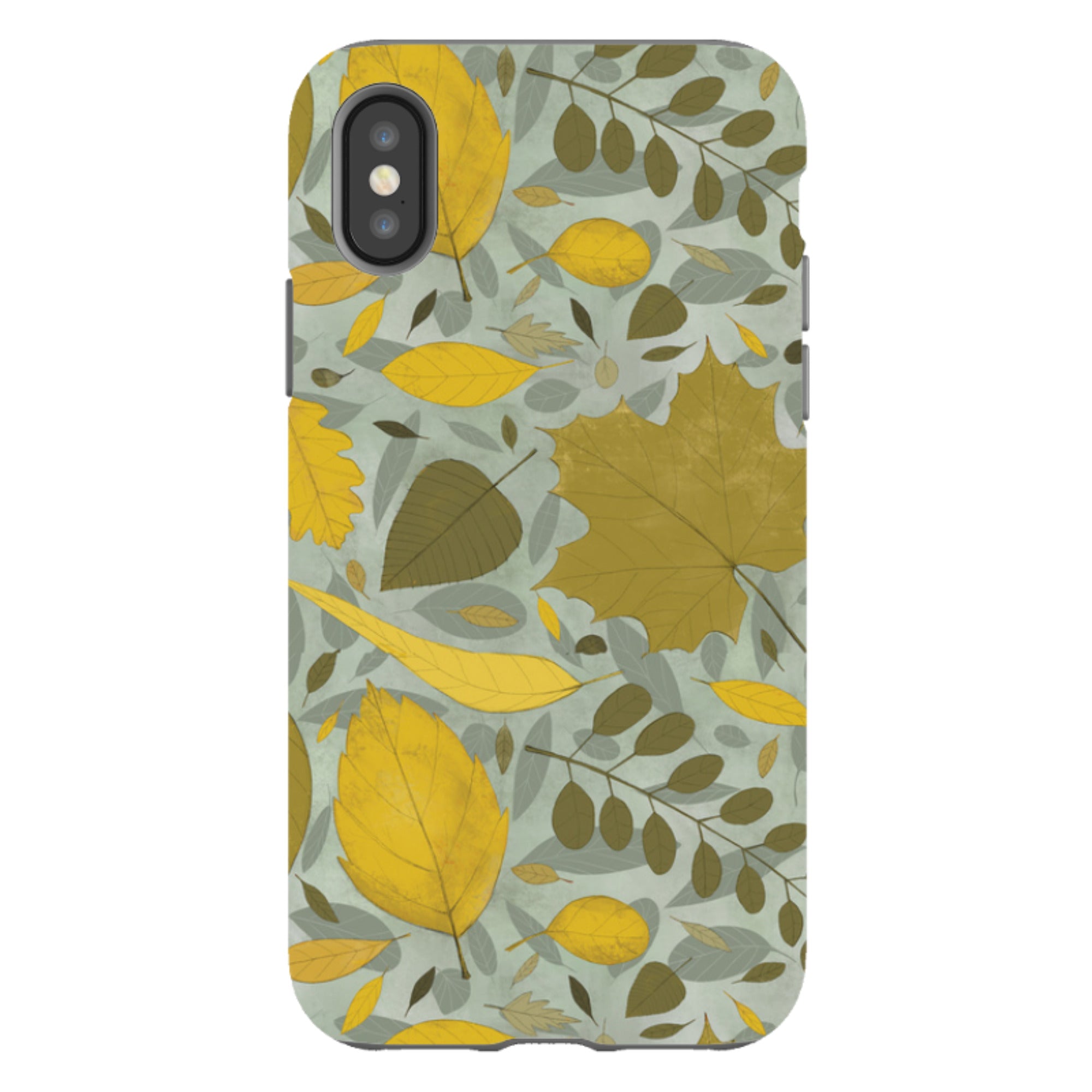 iPhone Tough Case - Fall Leaves By Maja Lindberg