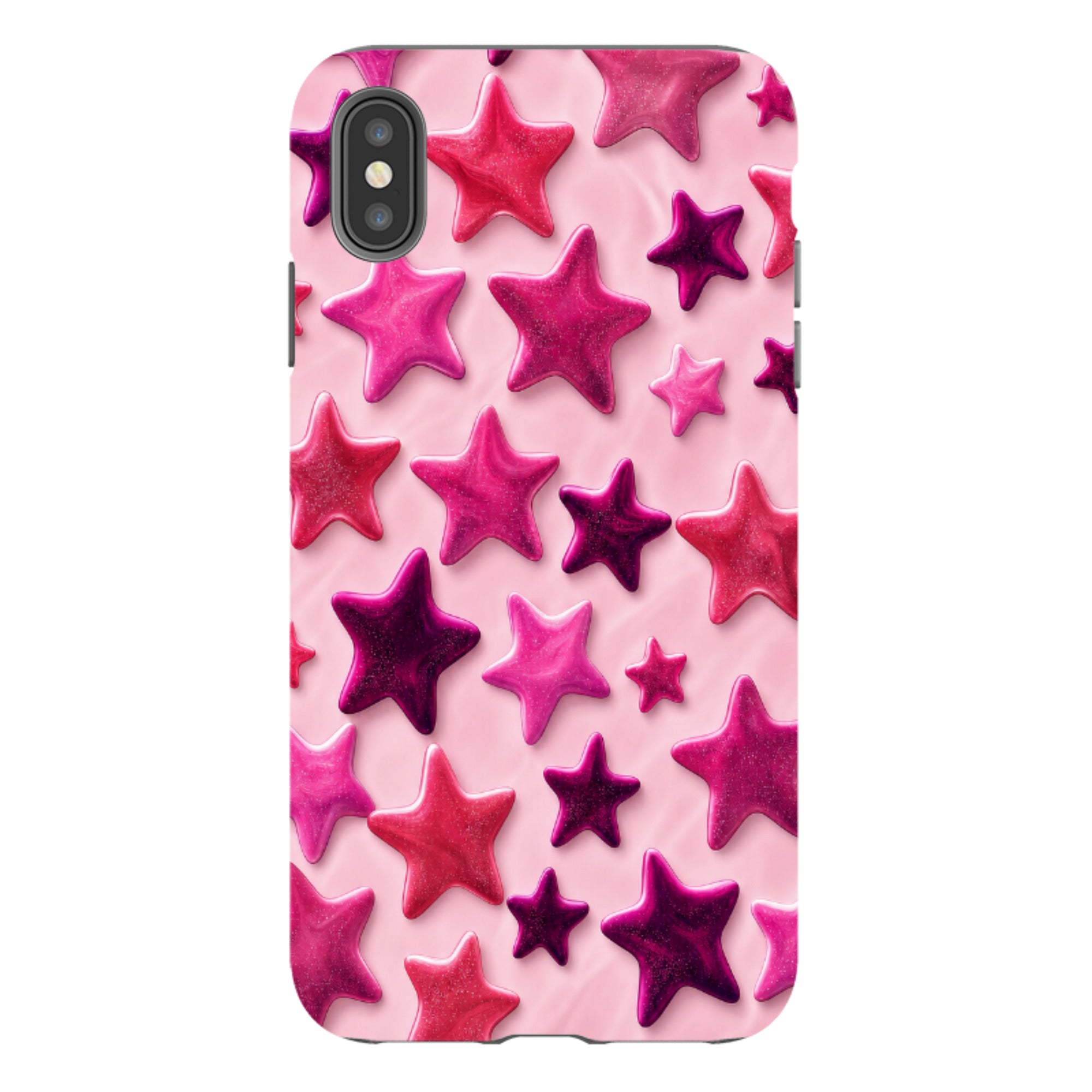 iPhone Tough Case - Fuchsia Star