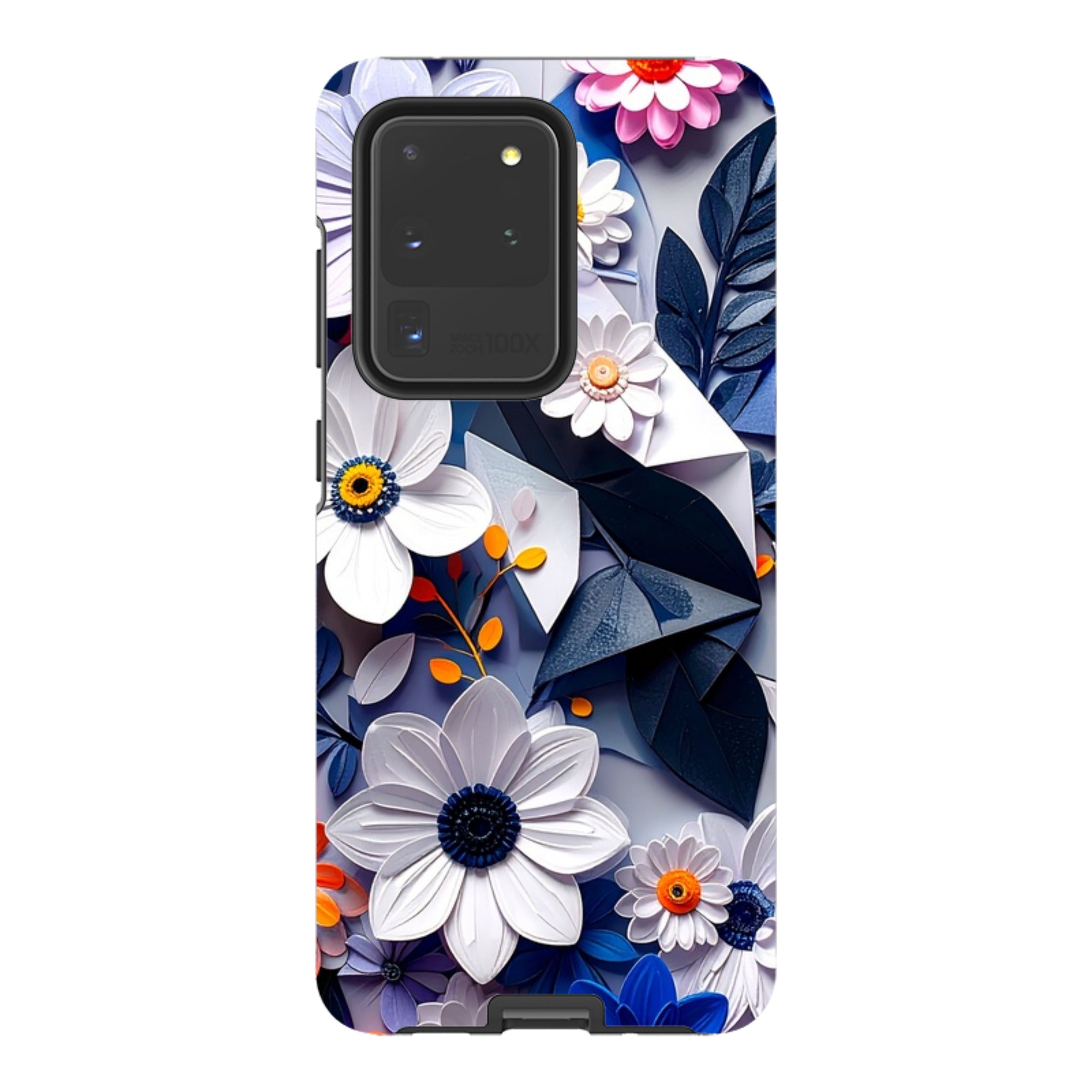 Samsung Tough Case - Summer Blue Florals