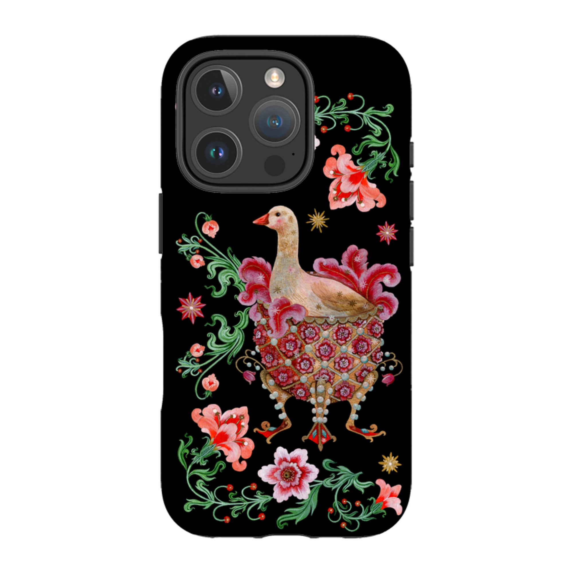 iPhone Tough  Case - Six Geese A Laying By Maria Matos