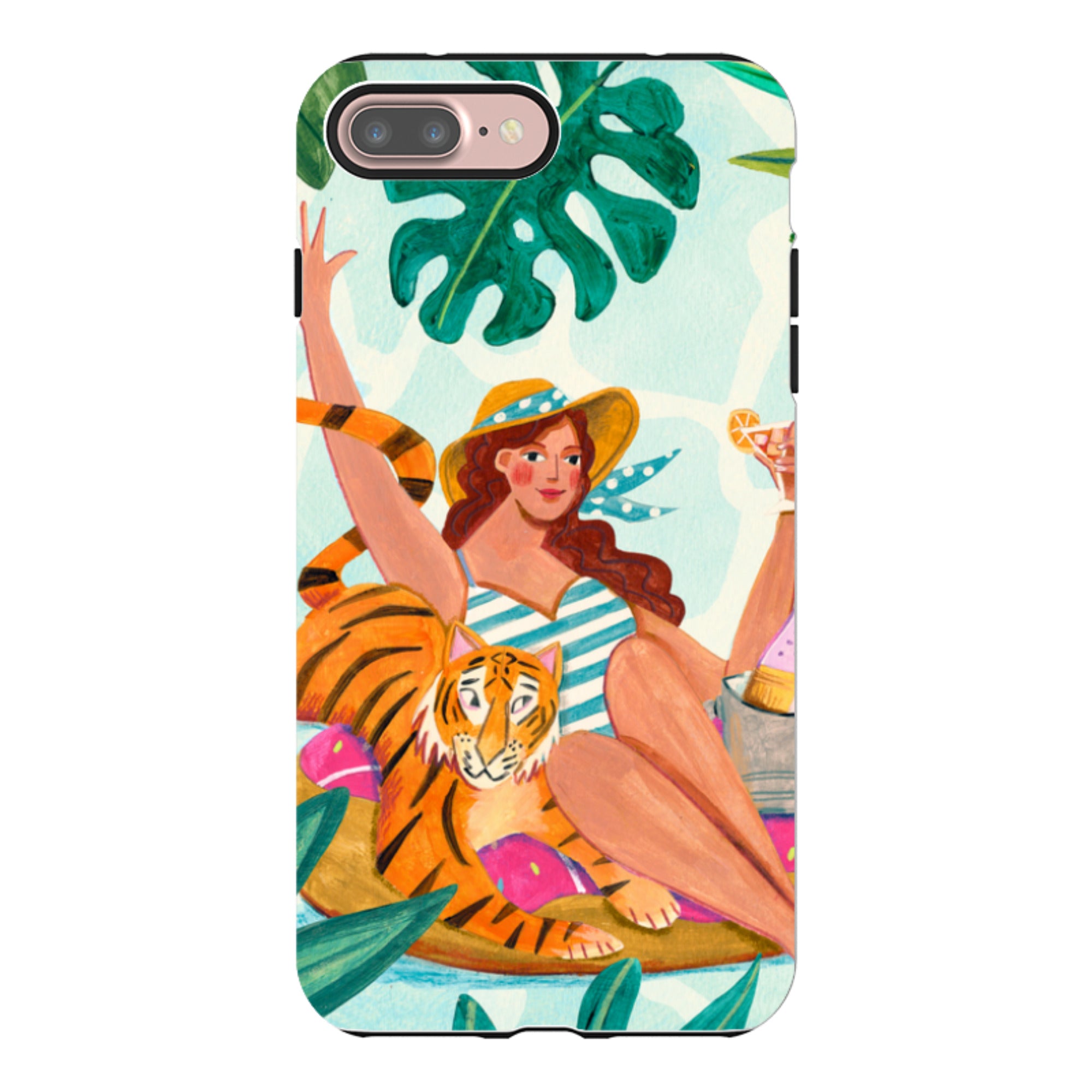 iPhone Tough Case - Pool By Caroline Bonne Muller