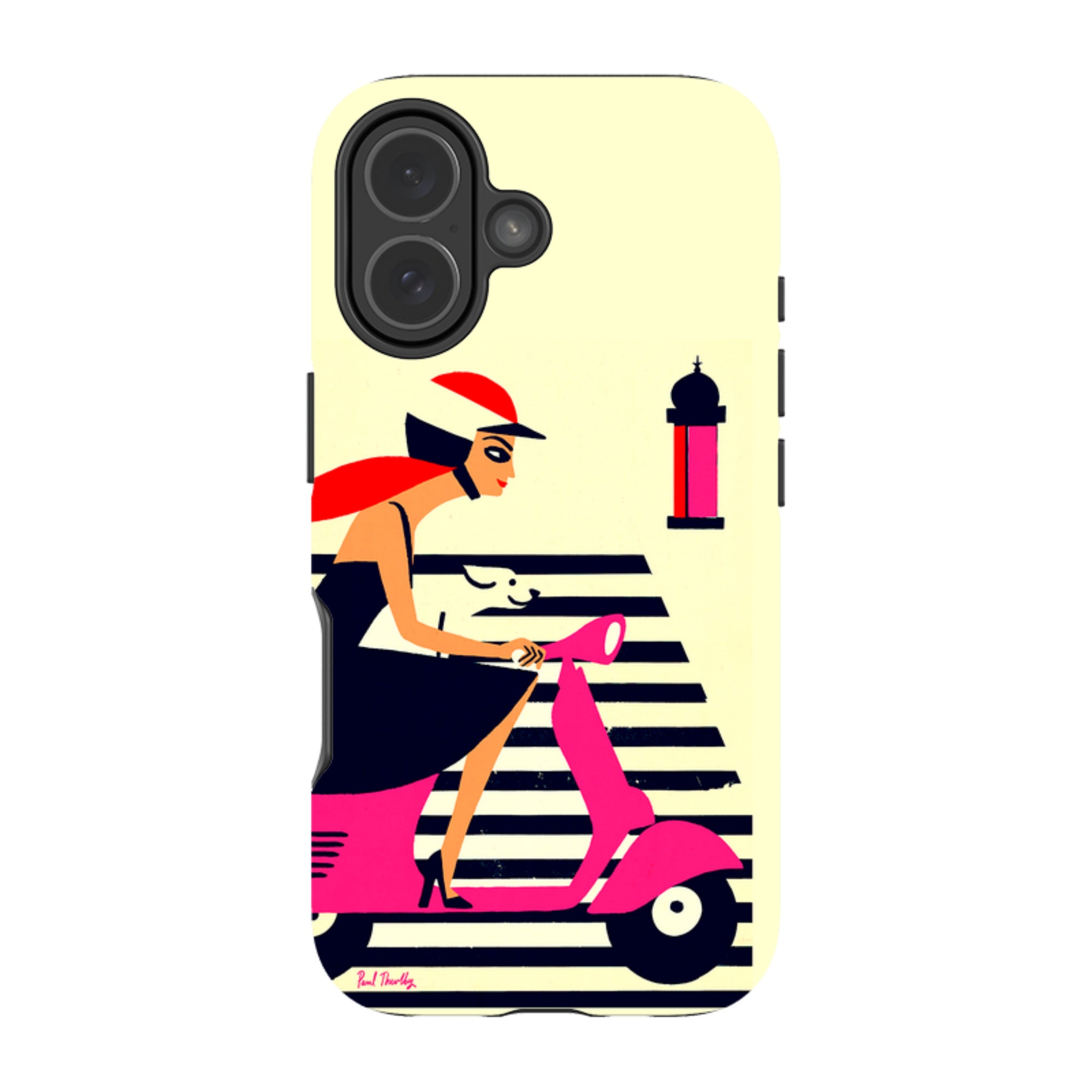 iPhone Tough Case - Vespa By Paul Thurlby