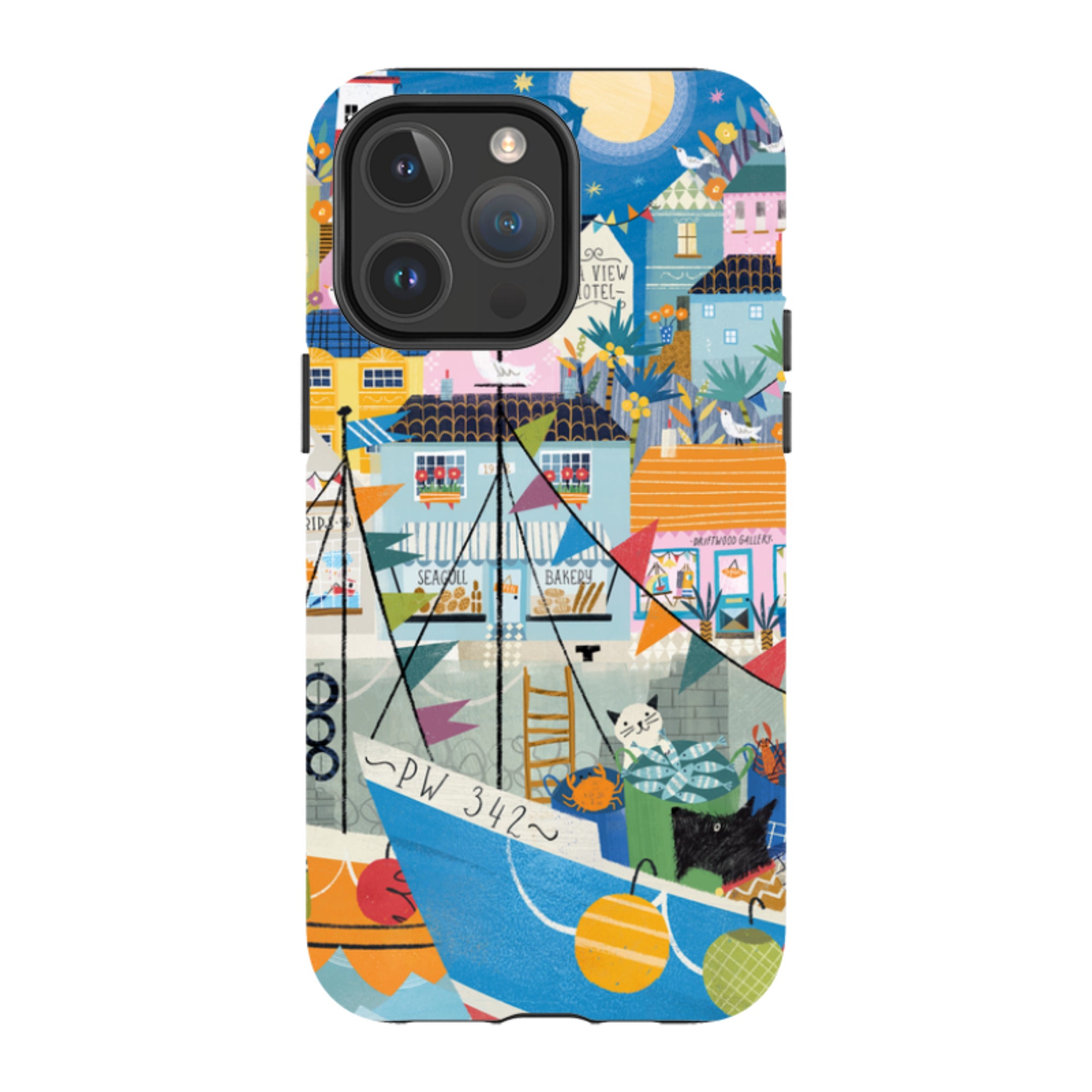 iPhone MagSafe Tough Case - Night Harbour 1 By Ali Brookes