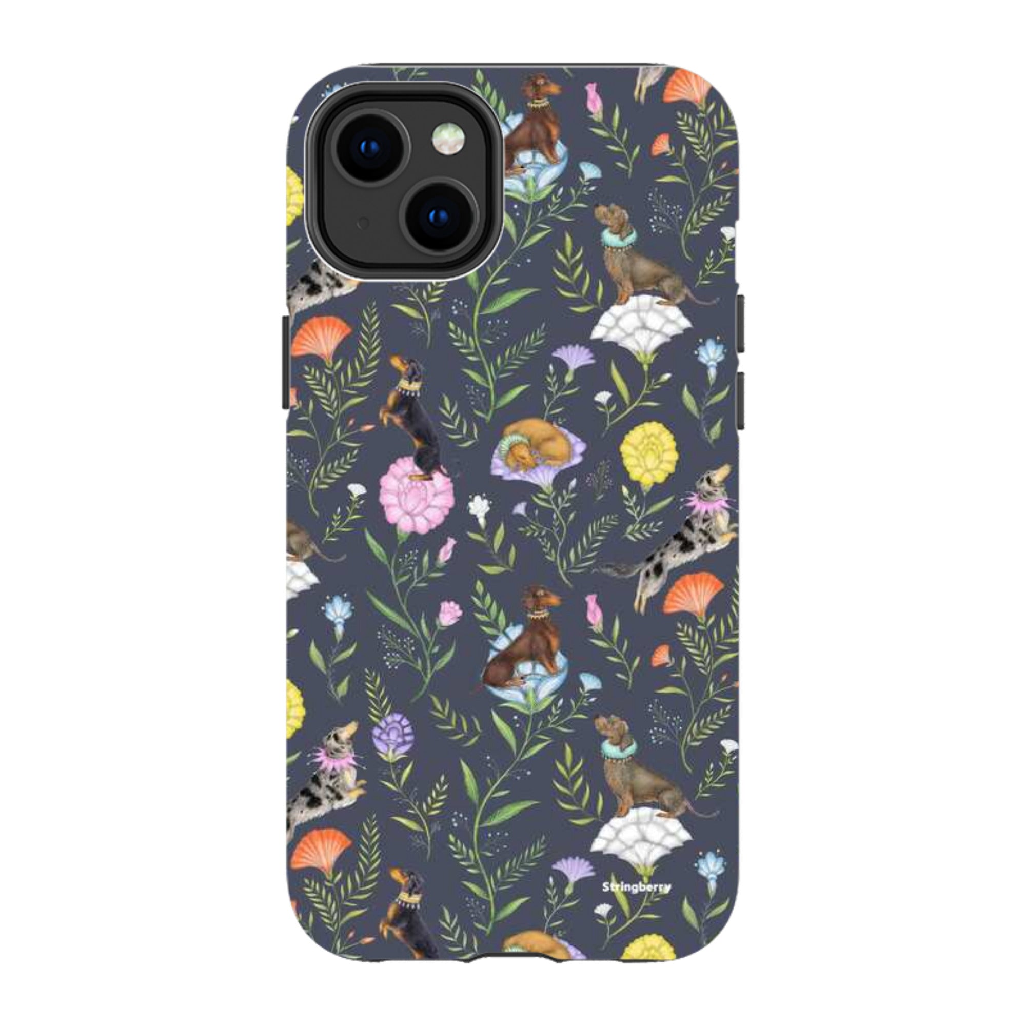 iPhone Tough Case - Doxy Day Afternoon Slate By Catherine Rowe