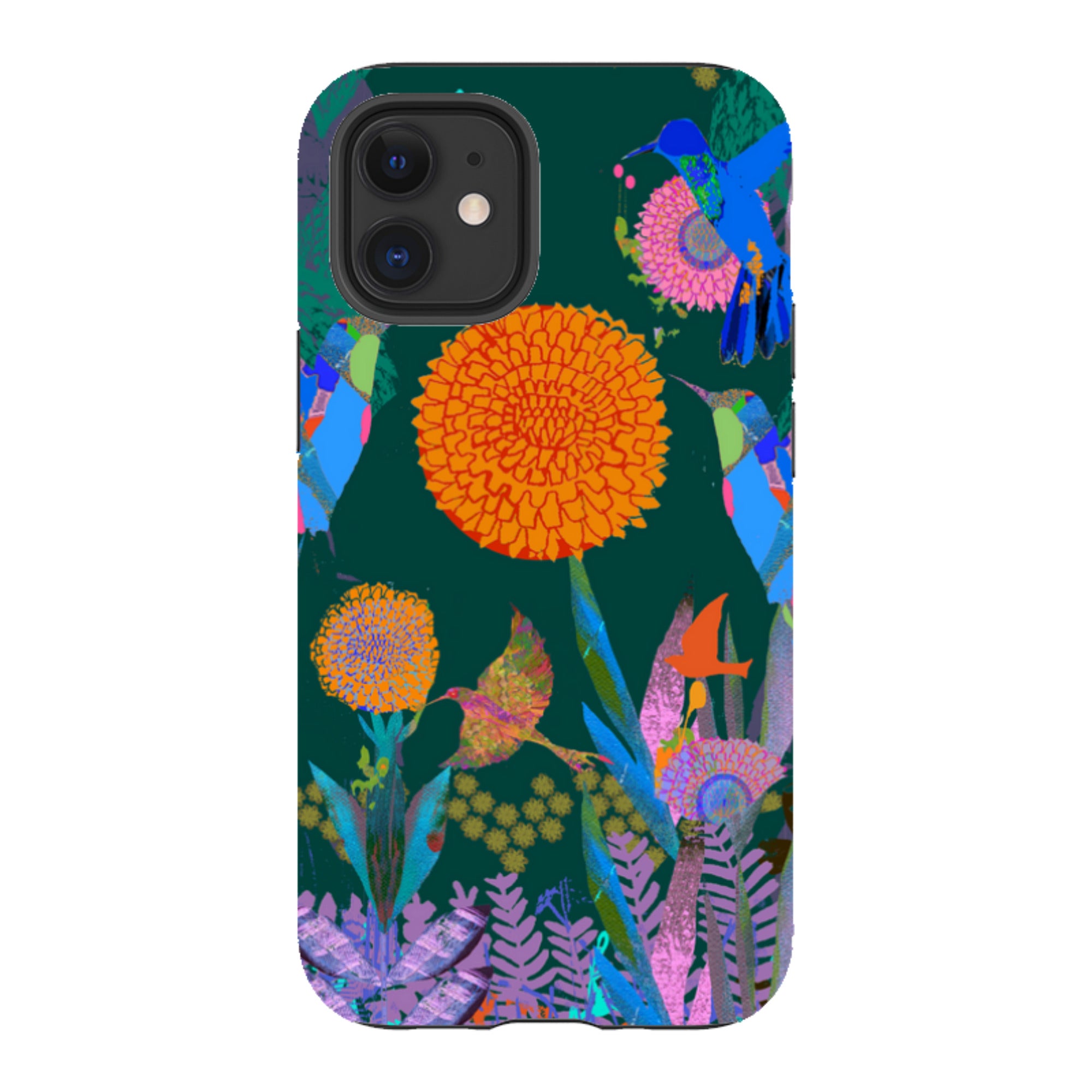iPhone Tough Case - Hummingbird Forest By Tiffany Lynch