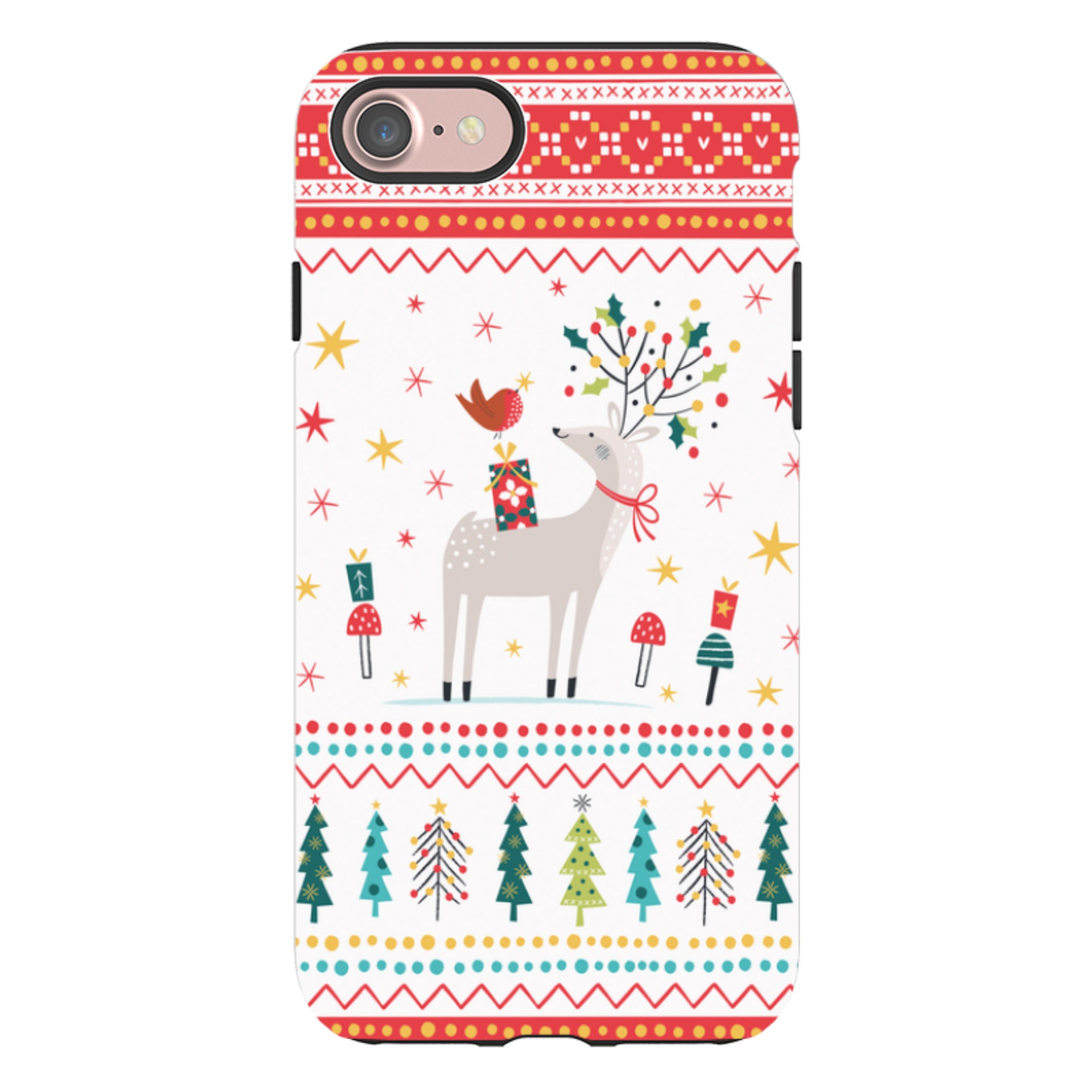 iPhone Tough Case - Deer and Robin By Ali Brookes