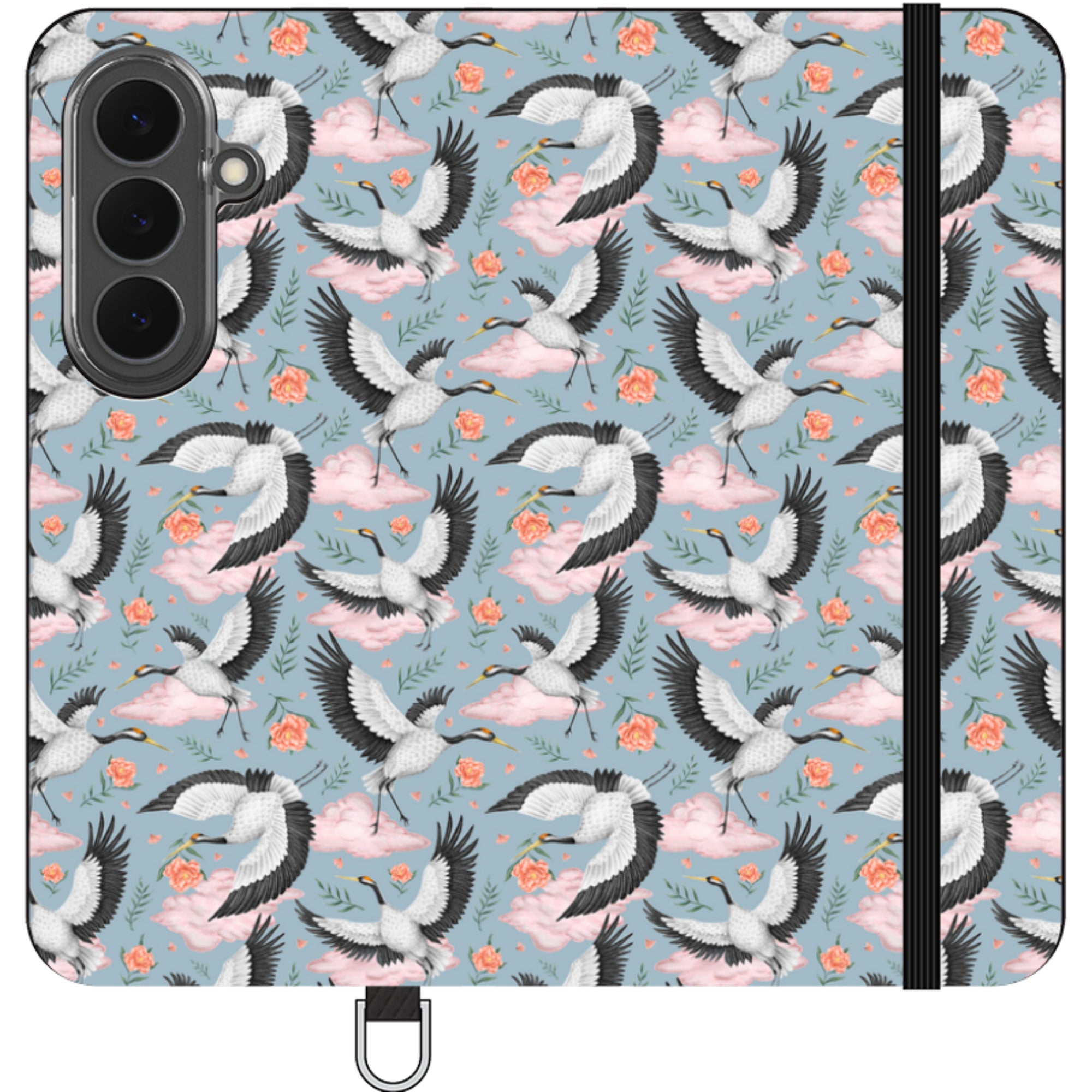 Flight of the Cranes Wallet Case By Catherine Rowe