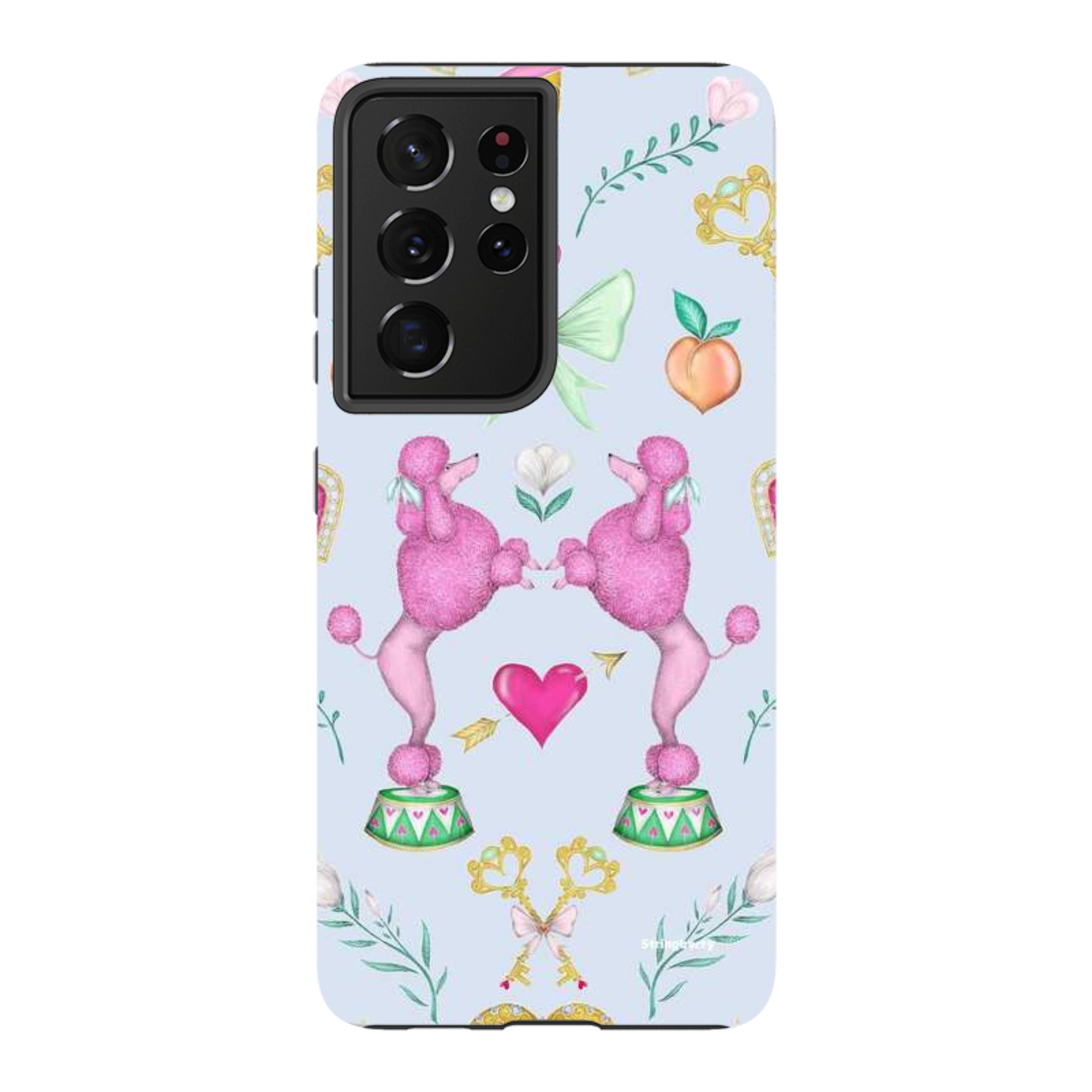 Samsung Tough Case - Pink Poodle Parlour Powder By Catherine Rowe